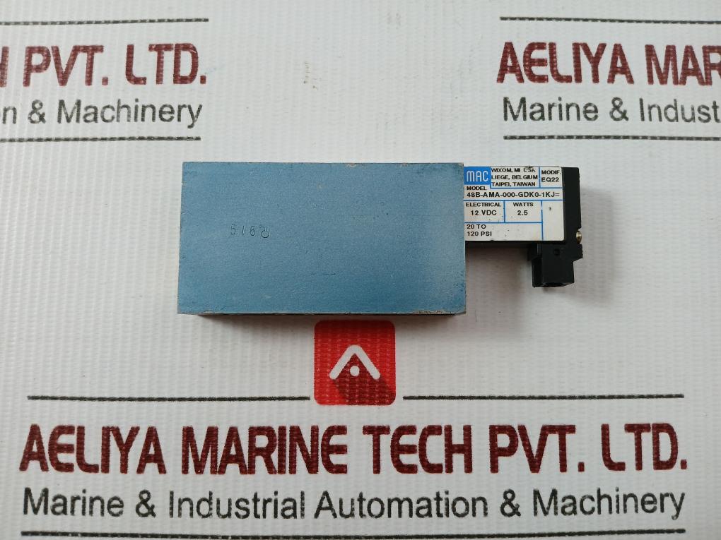 48B-ama-000-gdk0-1Kj= Pneumatic Solenoid Valve 12Vdc 20-120Psi Mac