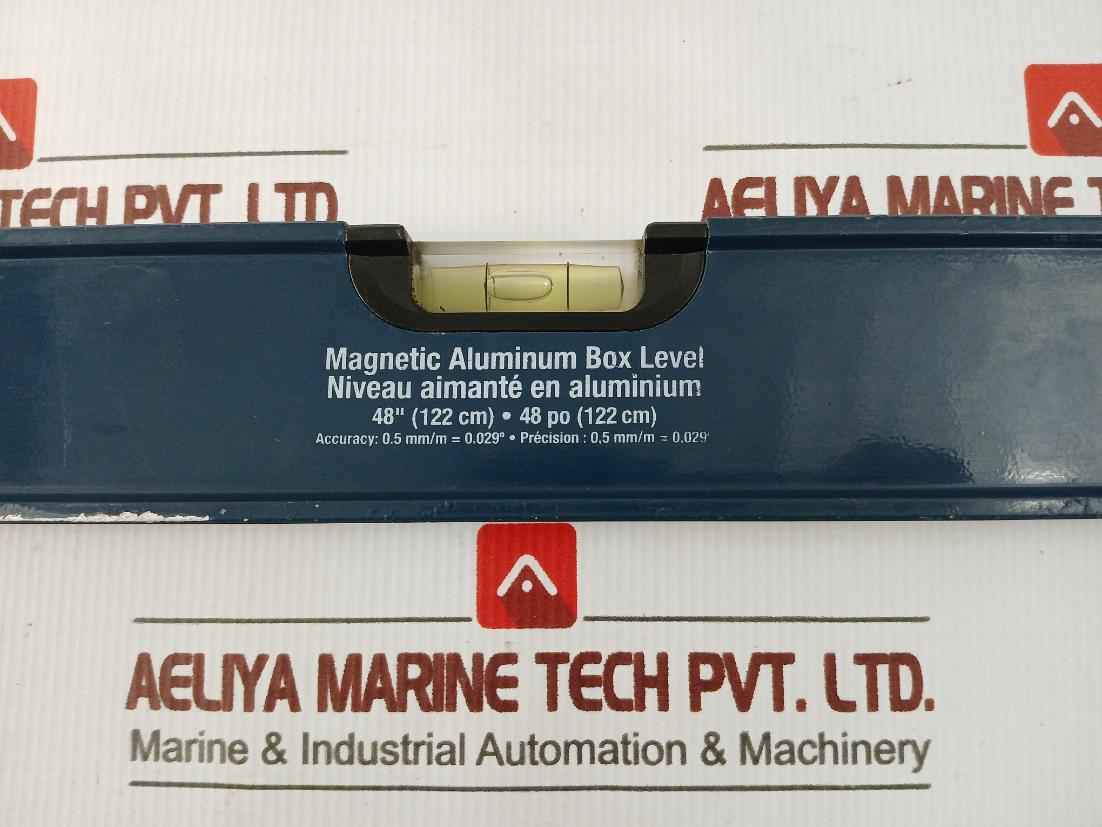 48” (122 Cm) Magnetic Aluminum Box Level