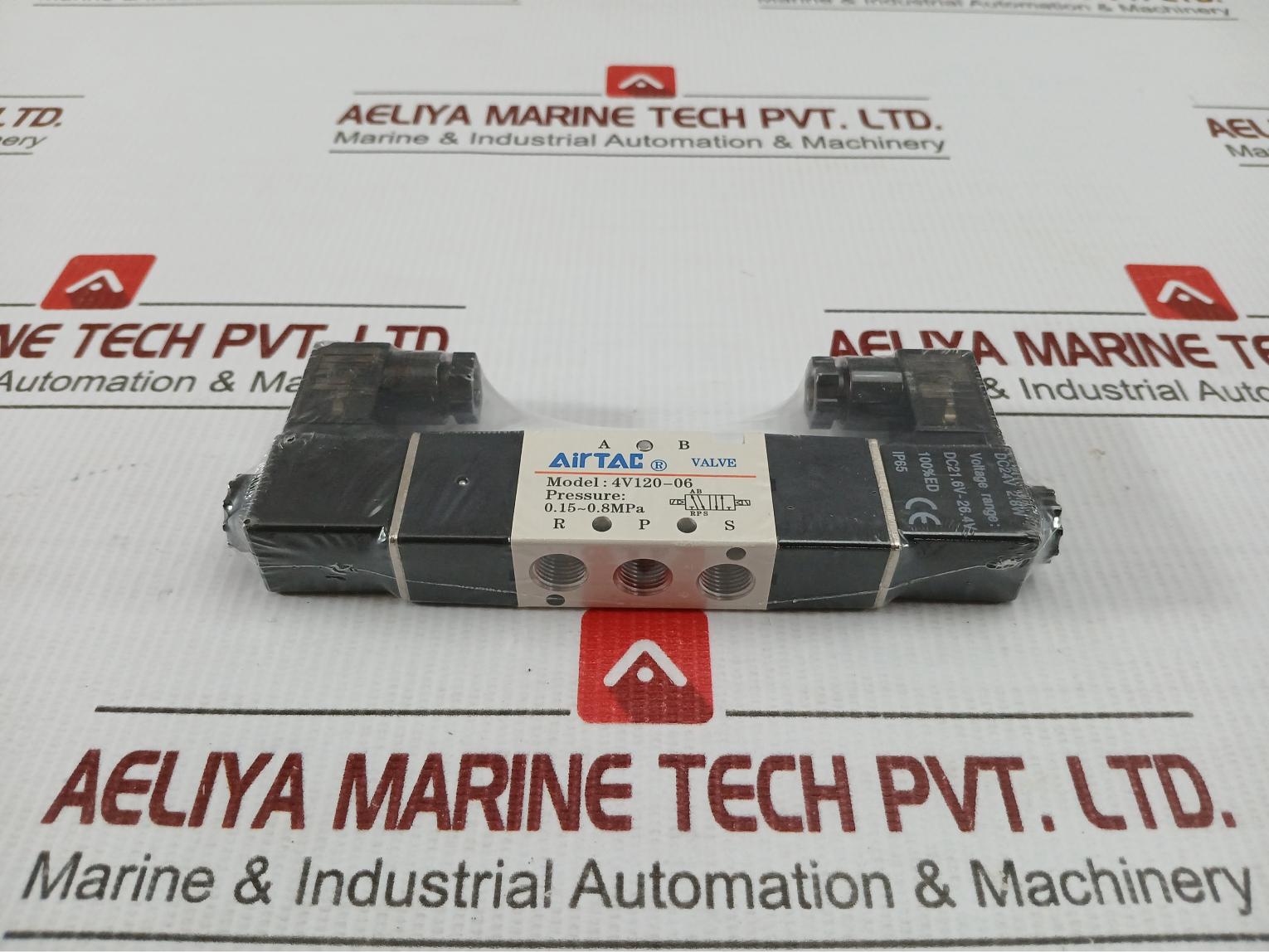 4V120-06 Airtac 0.15-0.8Mpa Dc24V 2.8W Solenoid Valve