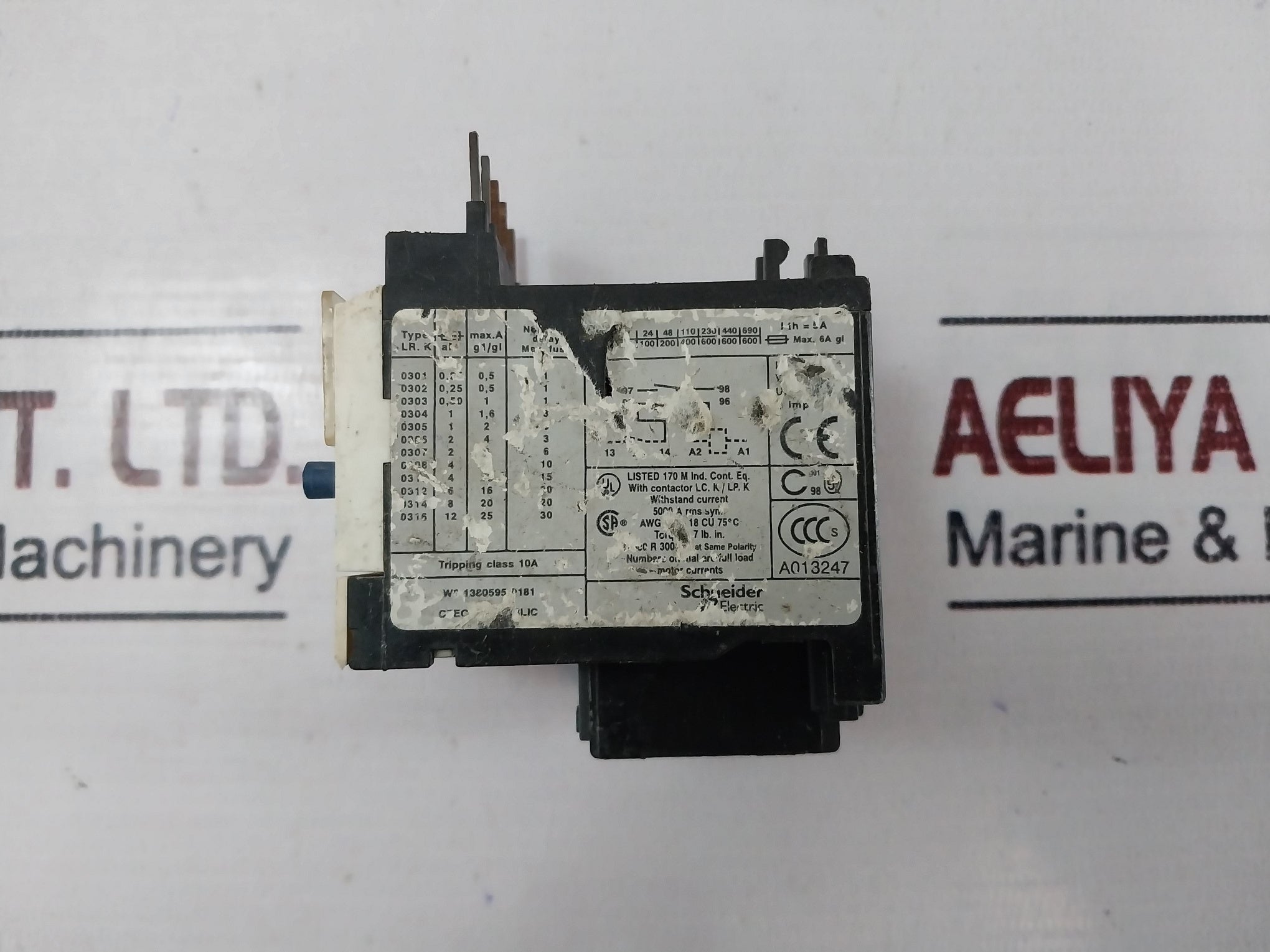 Schneider Electric Telemecanique Lr2K0307 Thermal Overload Relay 5A 690V Ac