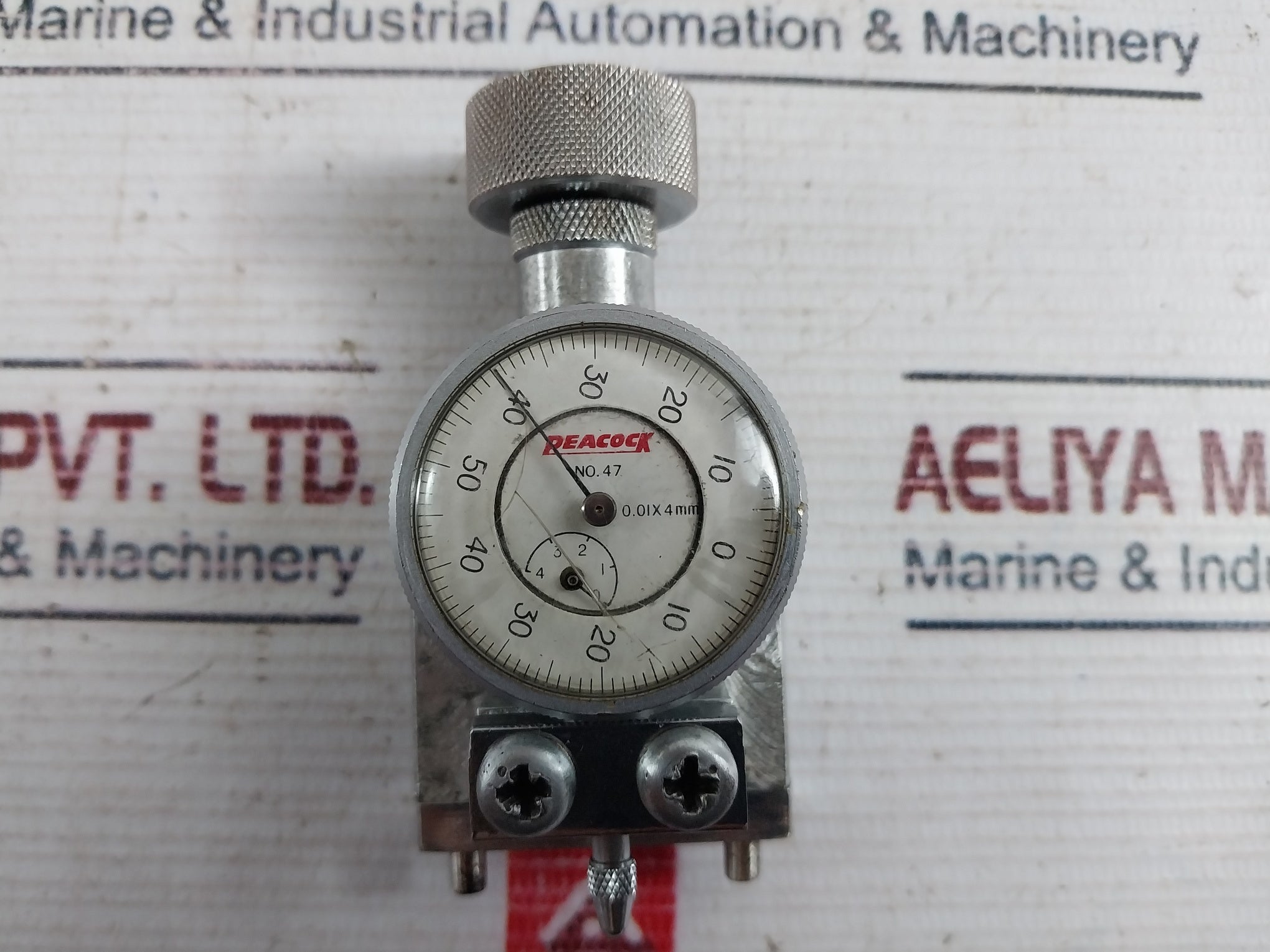 Peacock No.47 Dial Indicator Gauge Range 4Mm