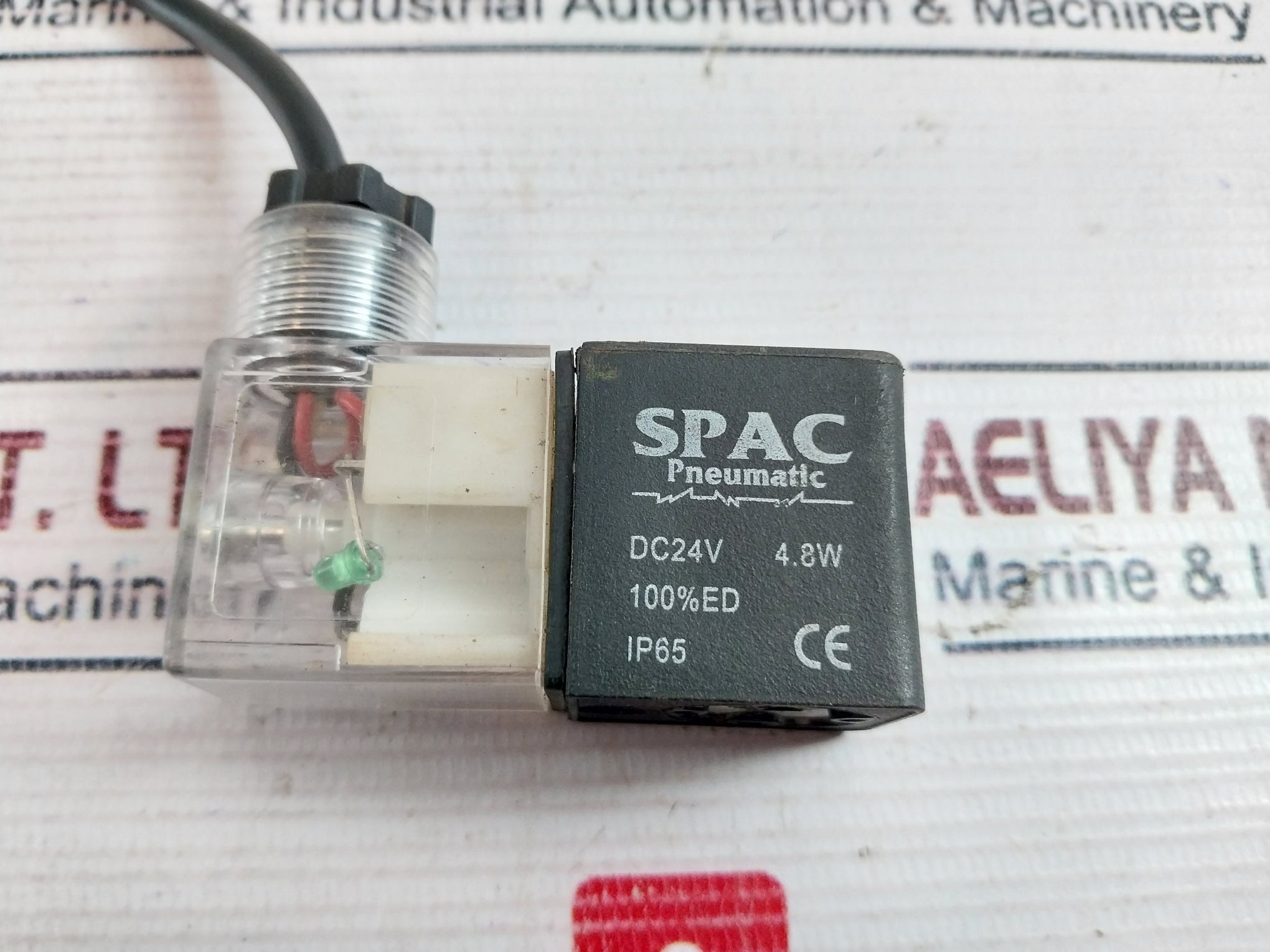 Spac Pneumatic Solenoid Valve Dc24V 4.8W Ip65