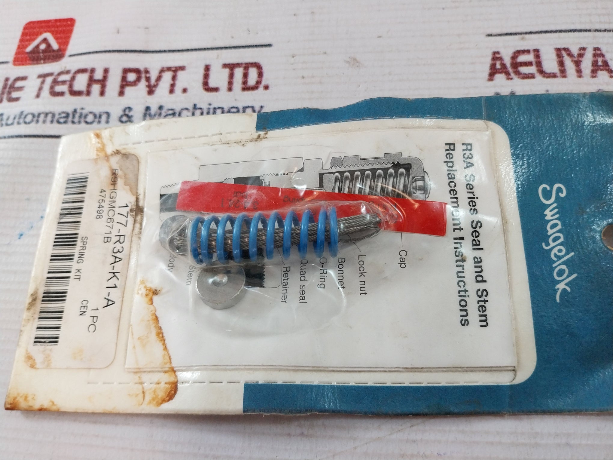 Swagelok 177-r3A-k1-a Spring Kit For R3A Series