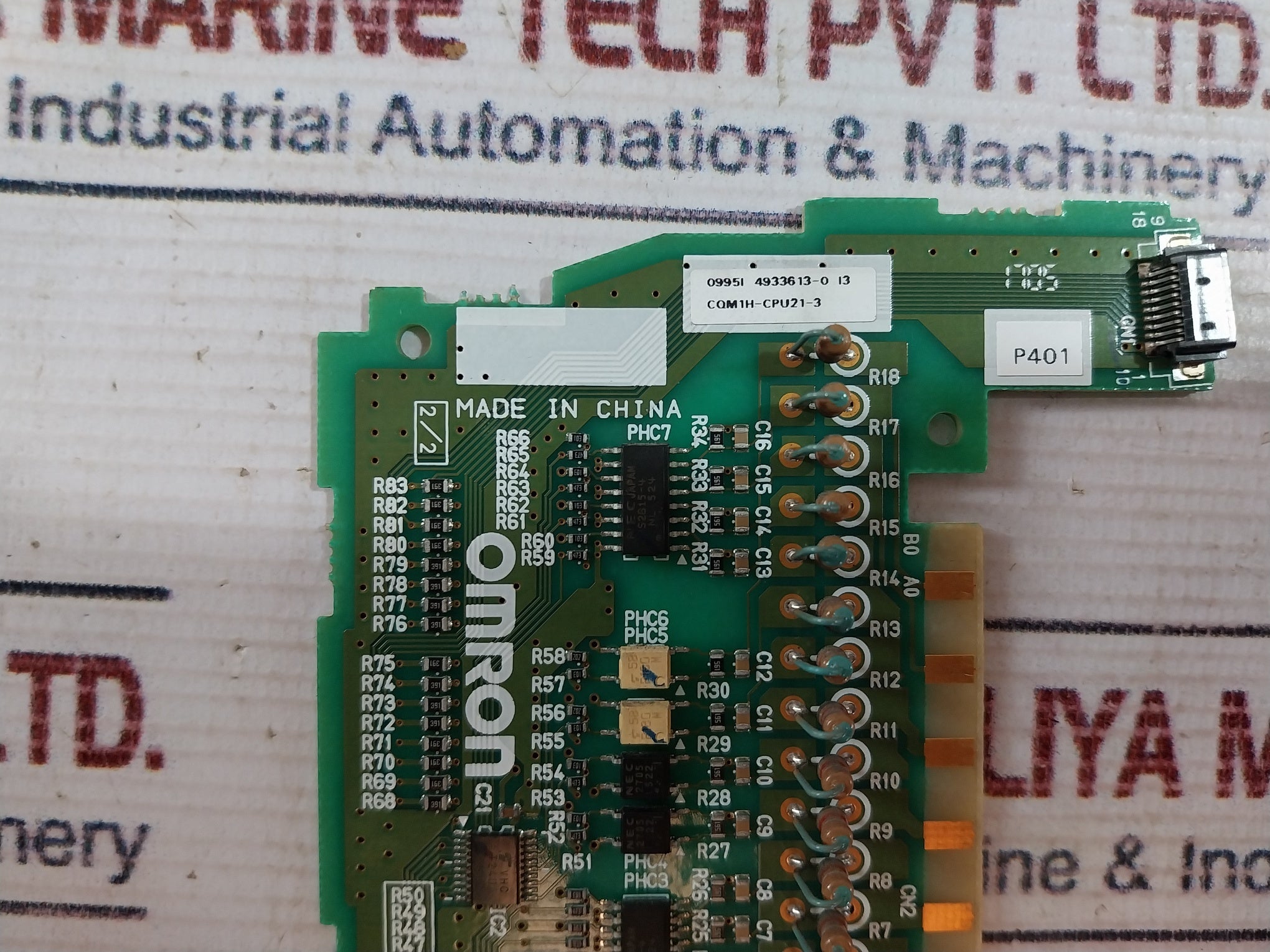 Omron CQM1H-CPU11(3)-1 Printed Circuit Board 0938025-0A