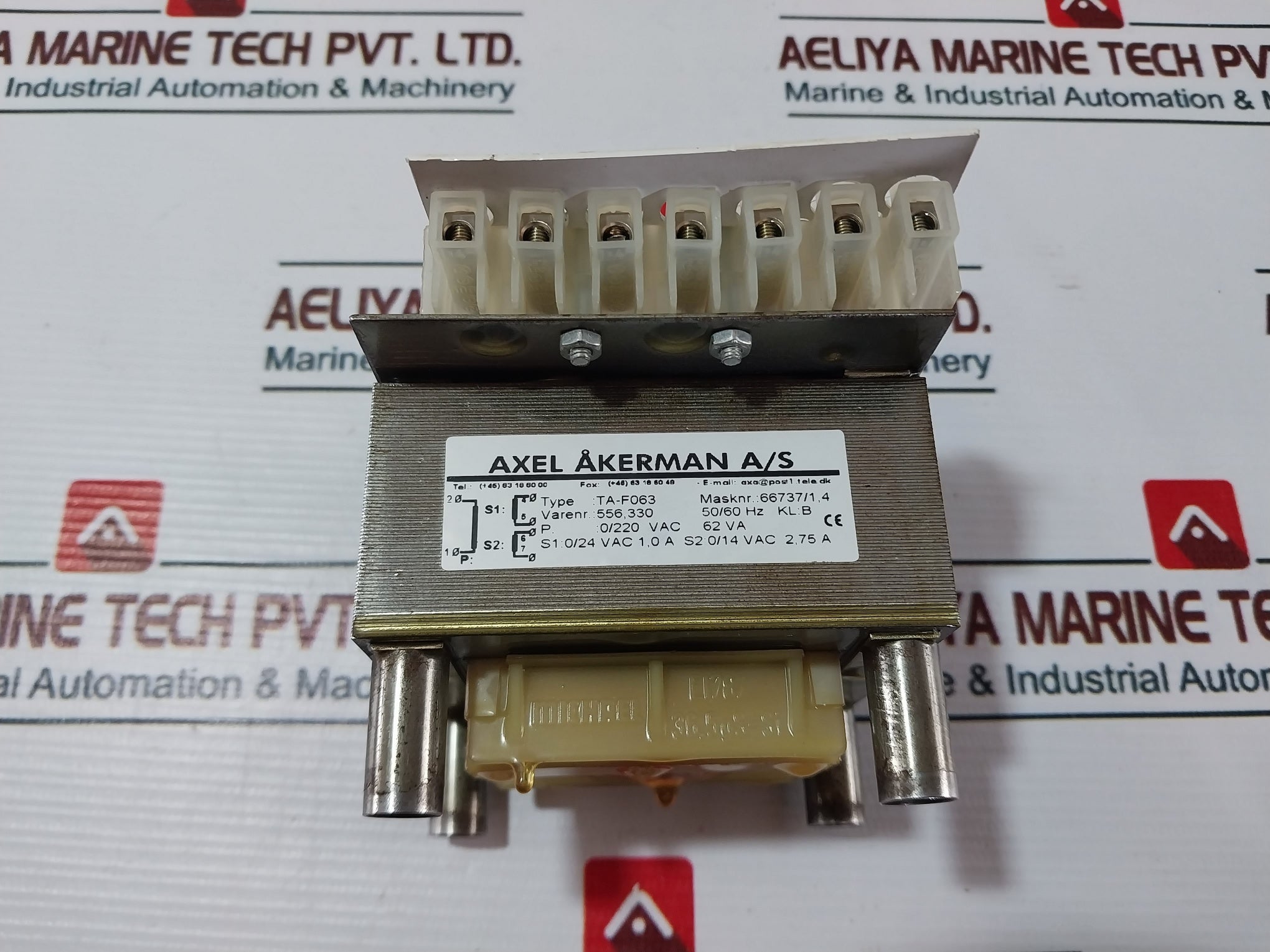 Axel Akerman Ta-f063 Transformer 0/220 Vac 62 Va