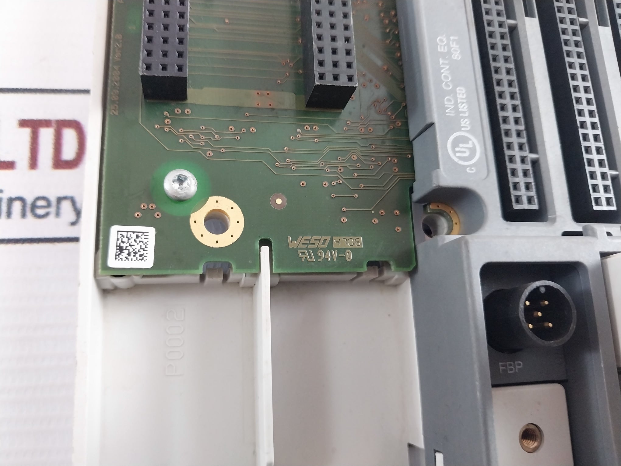 Abb 1Sap112100R0170 2Xcoupler Slots Cpu Terminal Base 24Vdc 94V-0