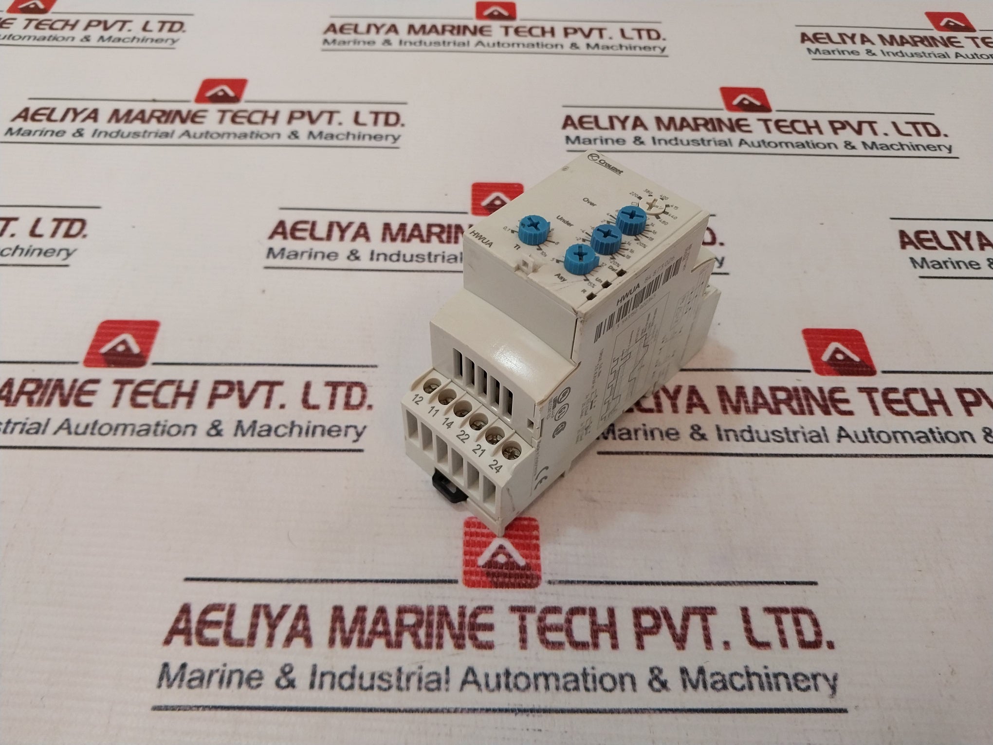Crouzet 8487302 Voltage Monitoring Relay 3-Phase 480V AC 50/60hz