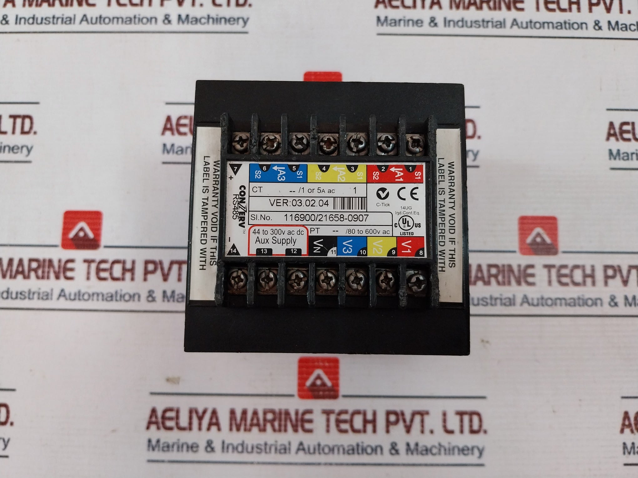 Conzerv Em 6436 Dual Source Energy Meter