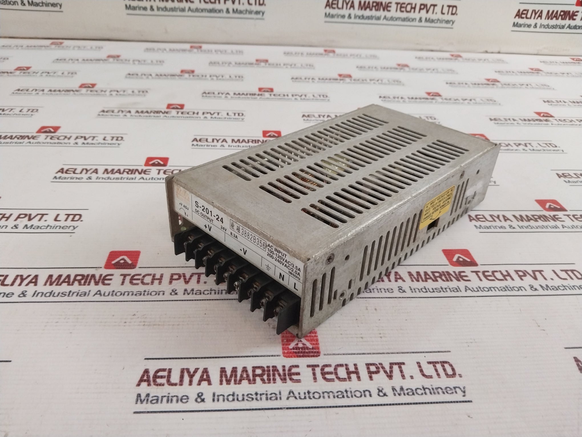 Mean Well S-201-24 Power Supply 200-240Vac 50/60Hz