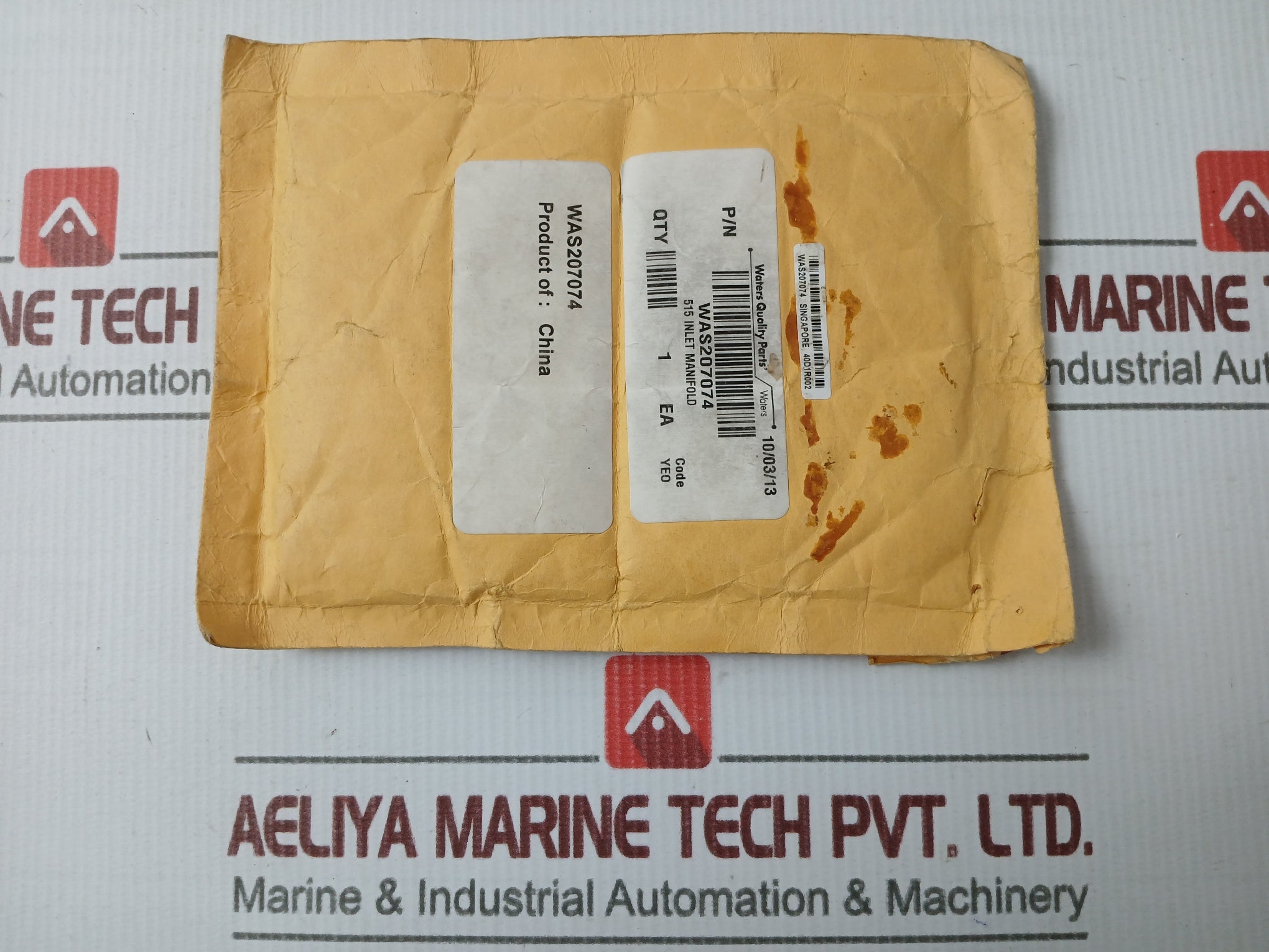 Waters Was207074 Solvent Inlet Manifold