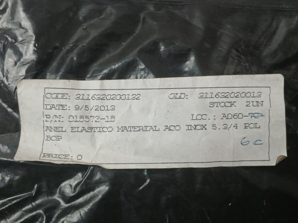 5-3/4 In Stainless Steel Retaining Snap Ring 018572-18