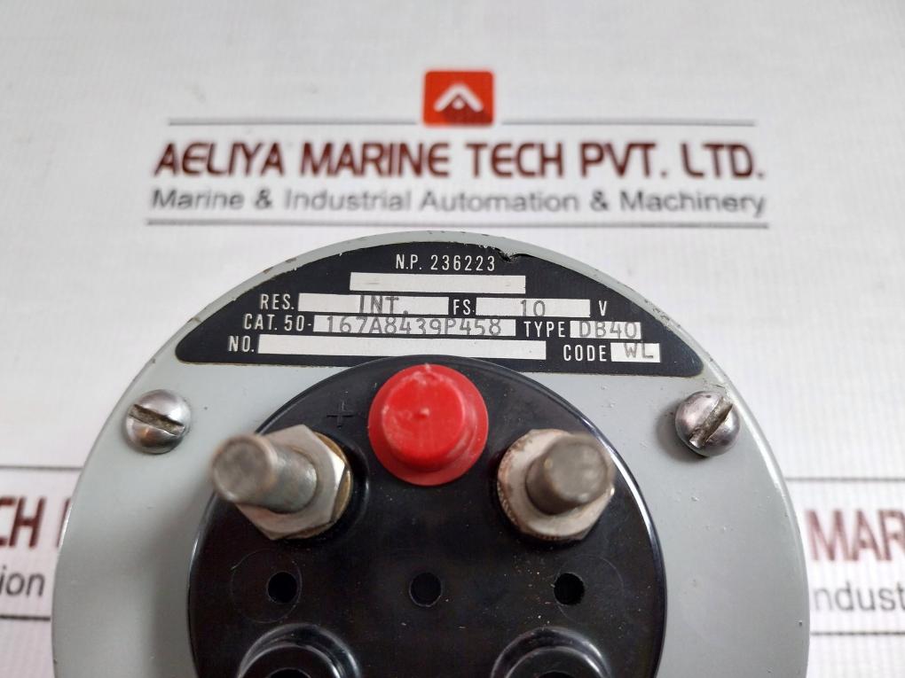 50-167A8439P458 General Electric Analog Voltmeter