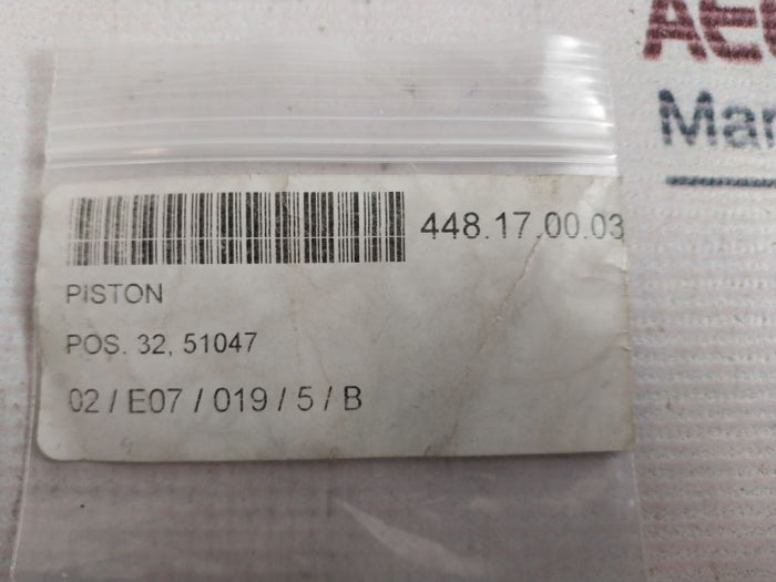 Ridgid 51047 Piston 448.17.00.032