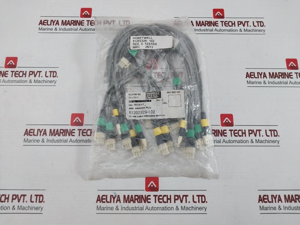 New Condition 51202329-102 I/O Link Cable Set Rev D Honeywell