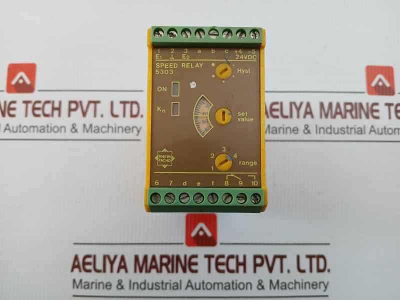 5303.001 Rheintacho 24Vdc/Ip20 Speed Relay