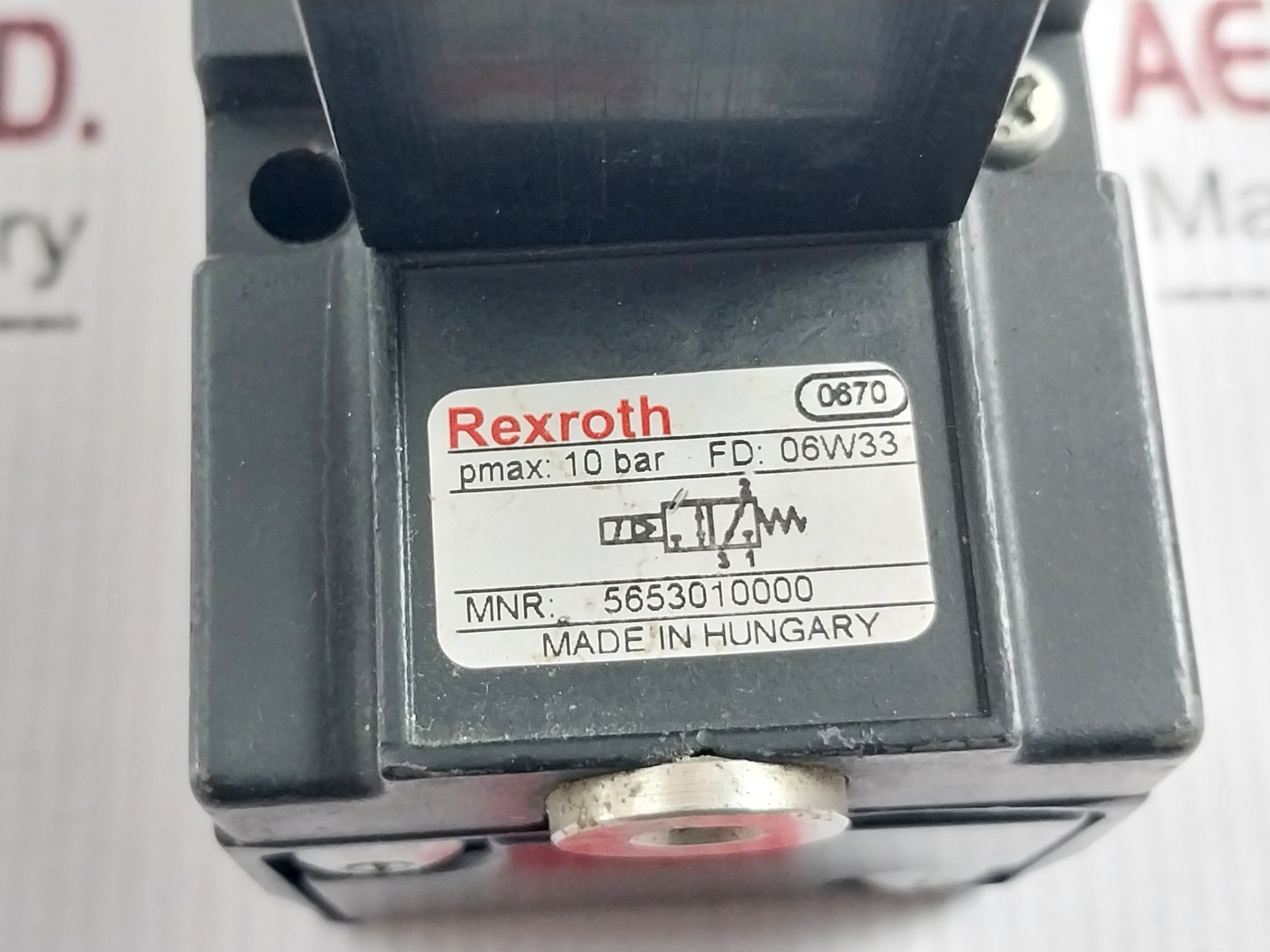 5653010000 Directional Control Valve Pmax 10 Bar 04-311H-04-10 Rexroth