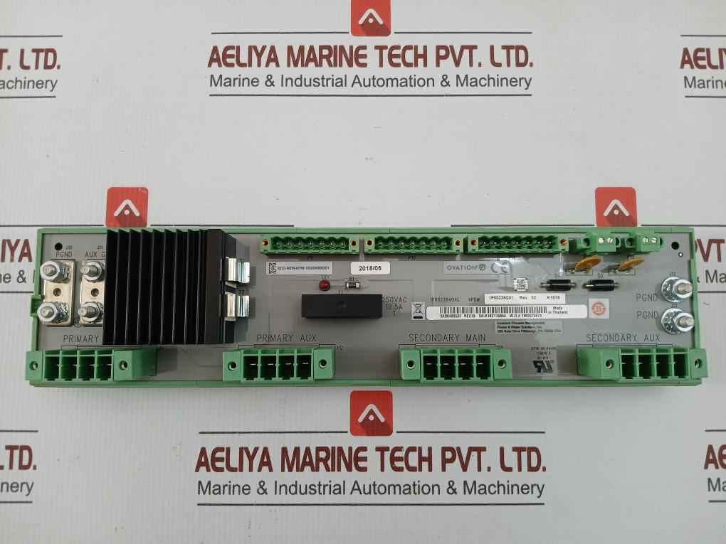 5X00489G01 Power Distribution Module 250Vac 12.5A Emerson