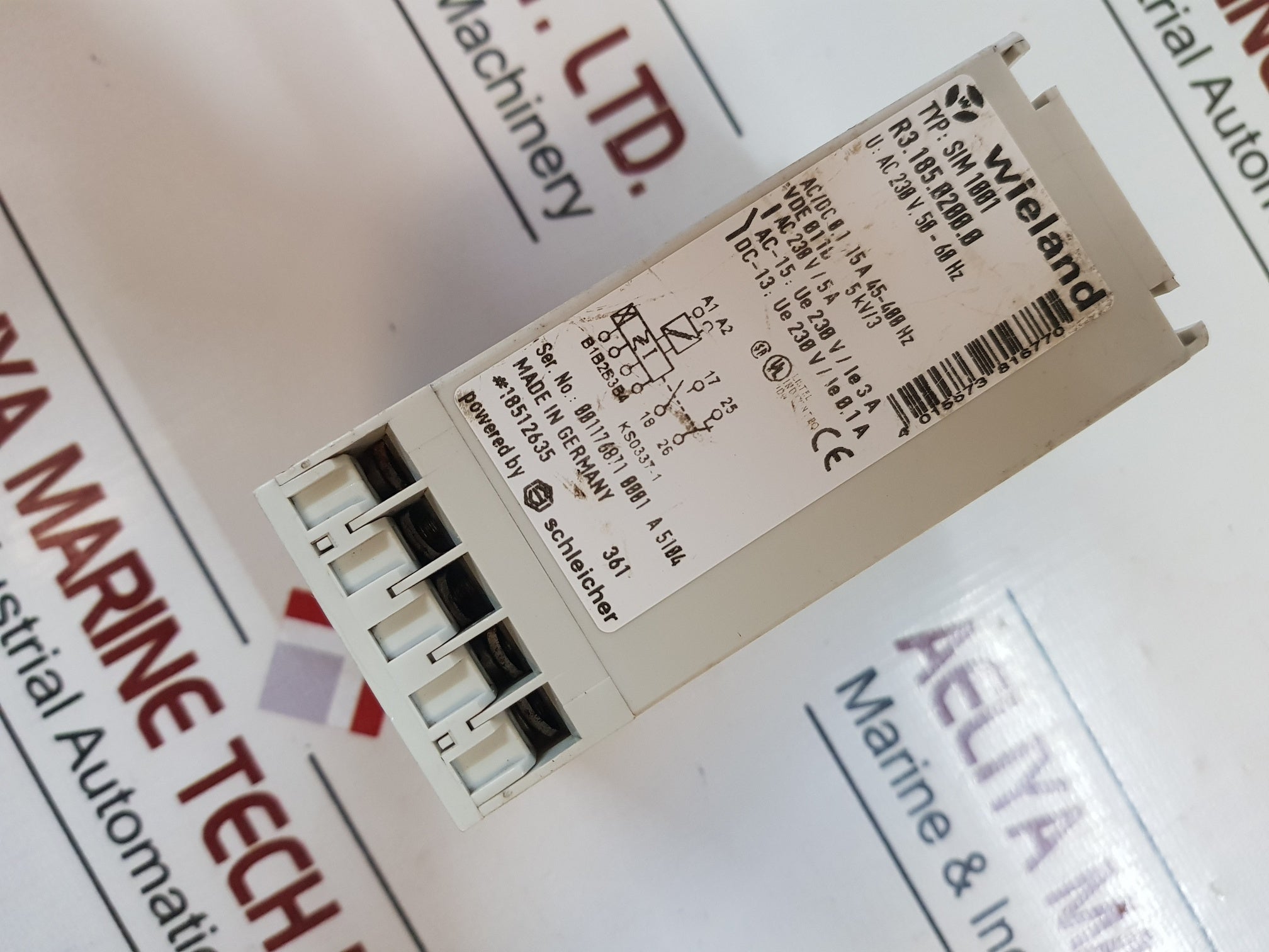 Wieland Sim 1001 Time Relay