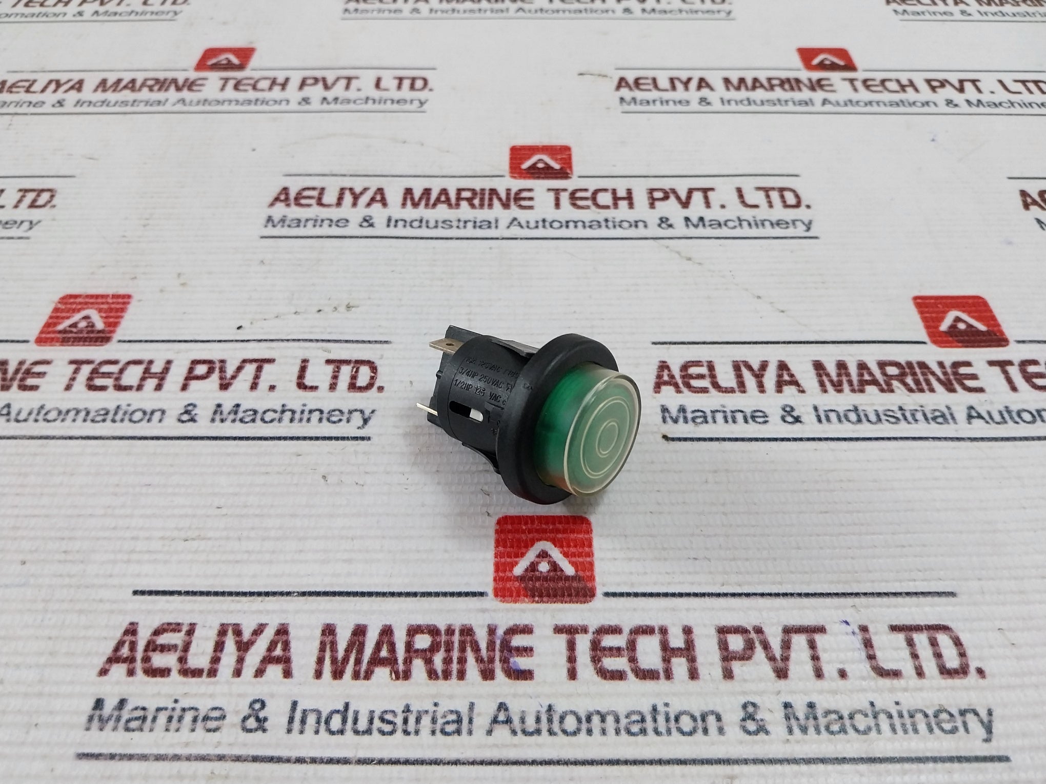Rleil Rl5 T125/55 Green Button Round Pushbutton Switch