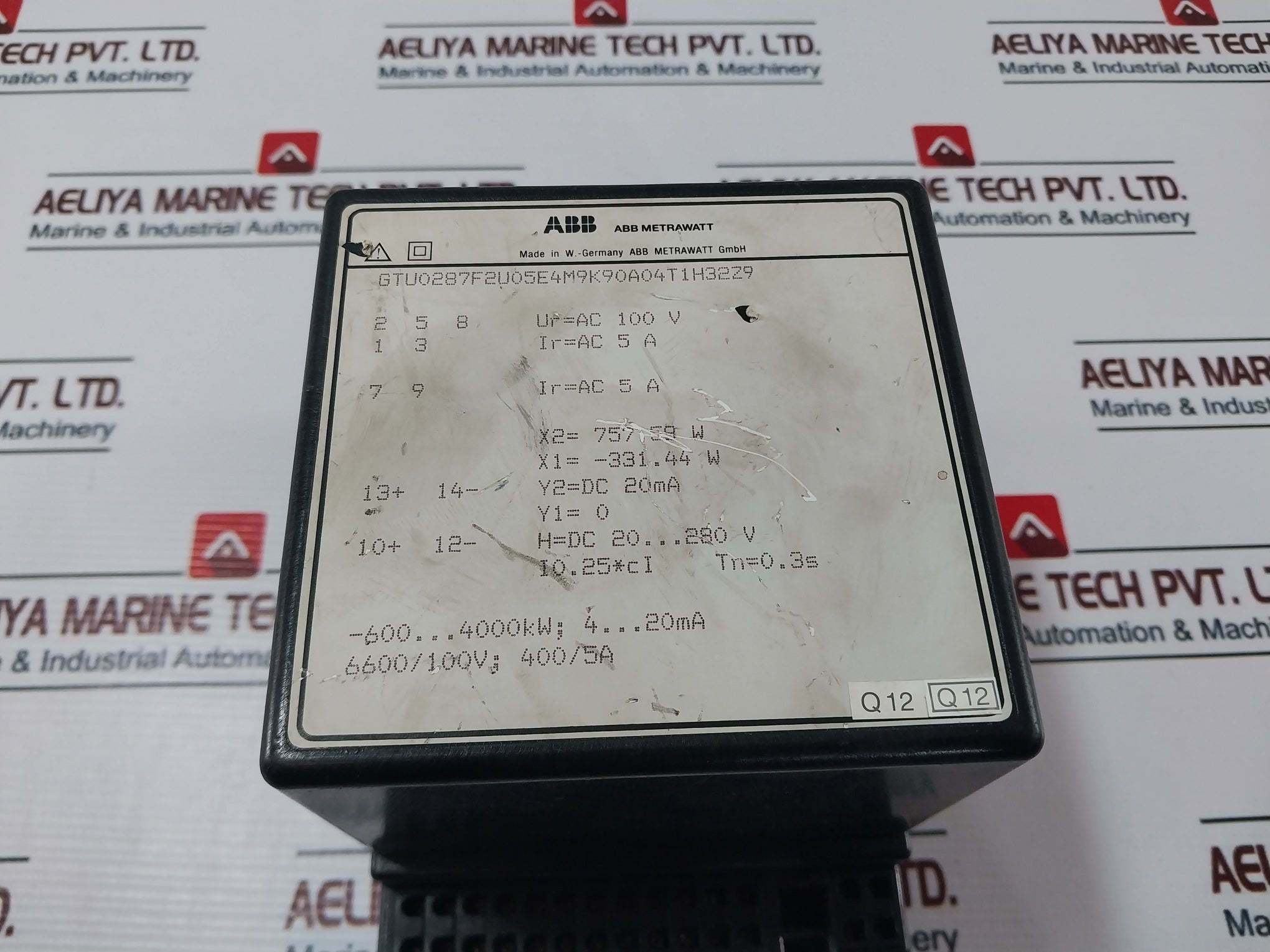 Abb Gtu0287F2U05E4M9K90A04T1H32Z9 Power Transducer Ac 100V