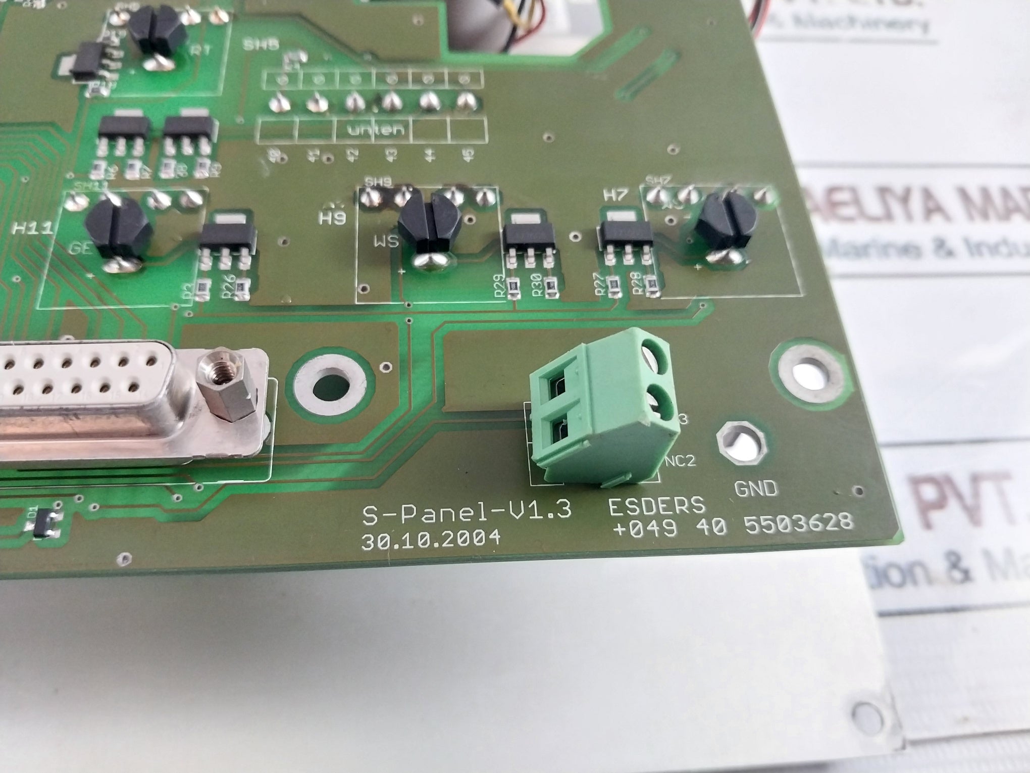 B+V Industrietechnik Simplex Compact Fin Stabiliser Control S-panel V1.3