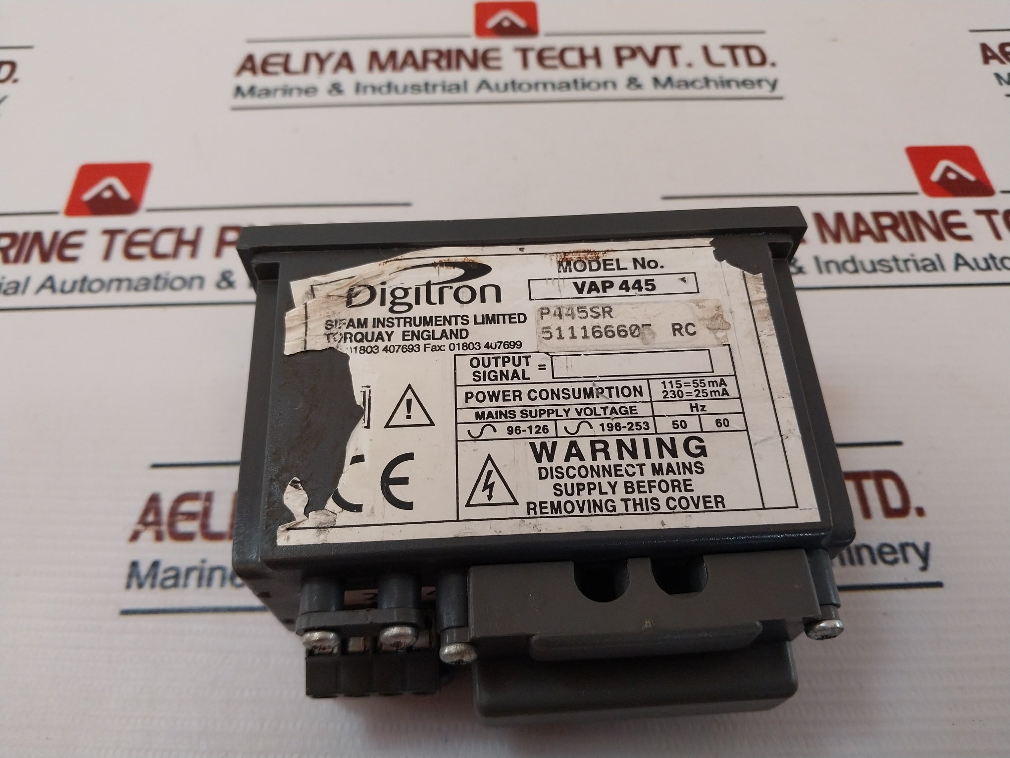 Digitron Vap445 Pressure Indicator P445Sr