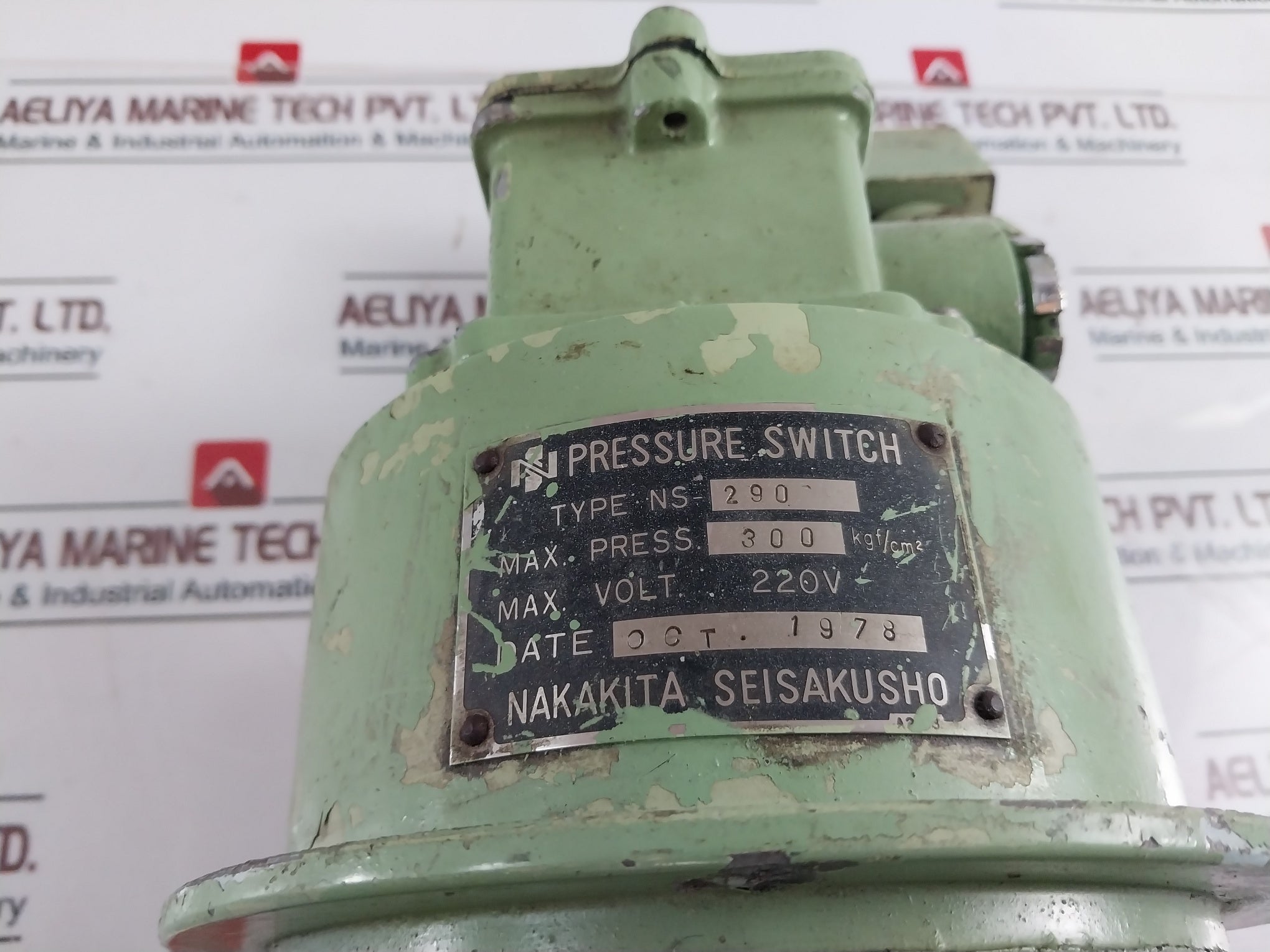 Nakakita Seisakusho Ns-290 Pressure Switch 300 Kgf/Cm2 220V