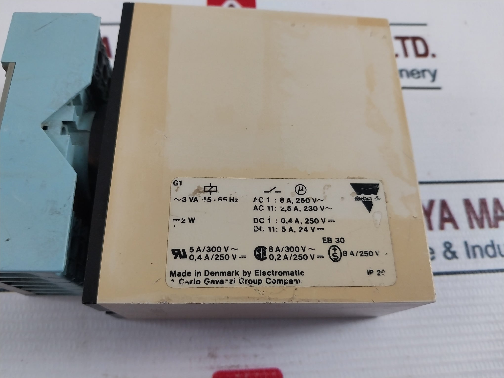 Electromatic S 1201 166 230 Automatic Start Combi Timer 10-100% 230V~ 50/60 Hz