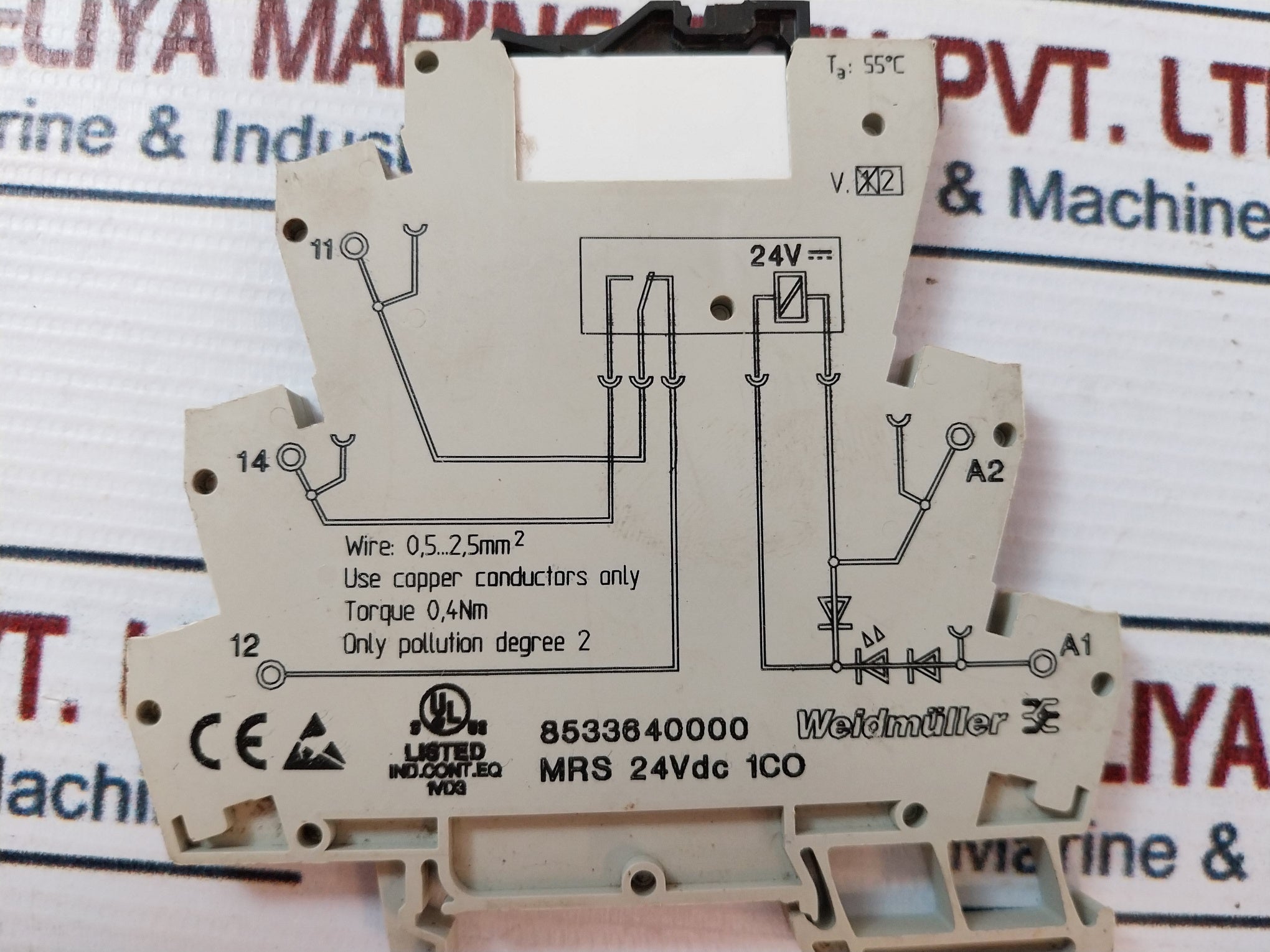 Weidmuller Mrs 24Vdc 1Co Relay 8533640000
