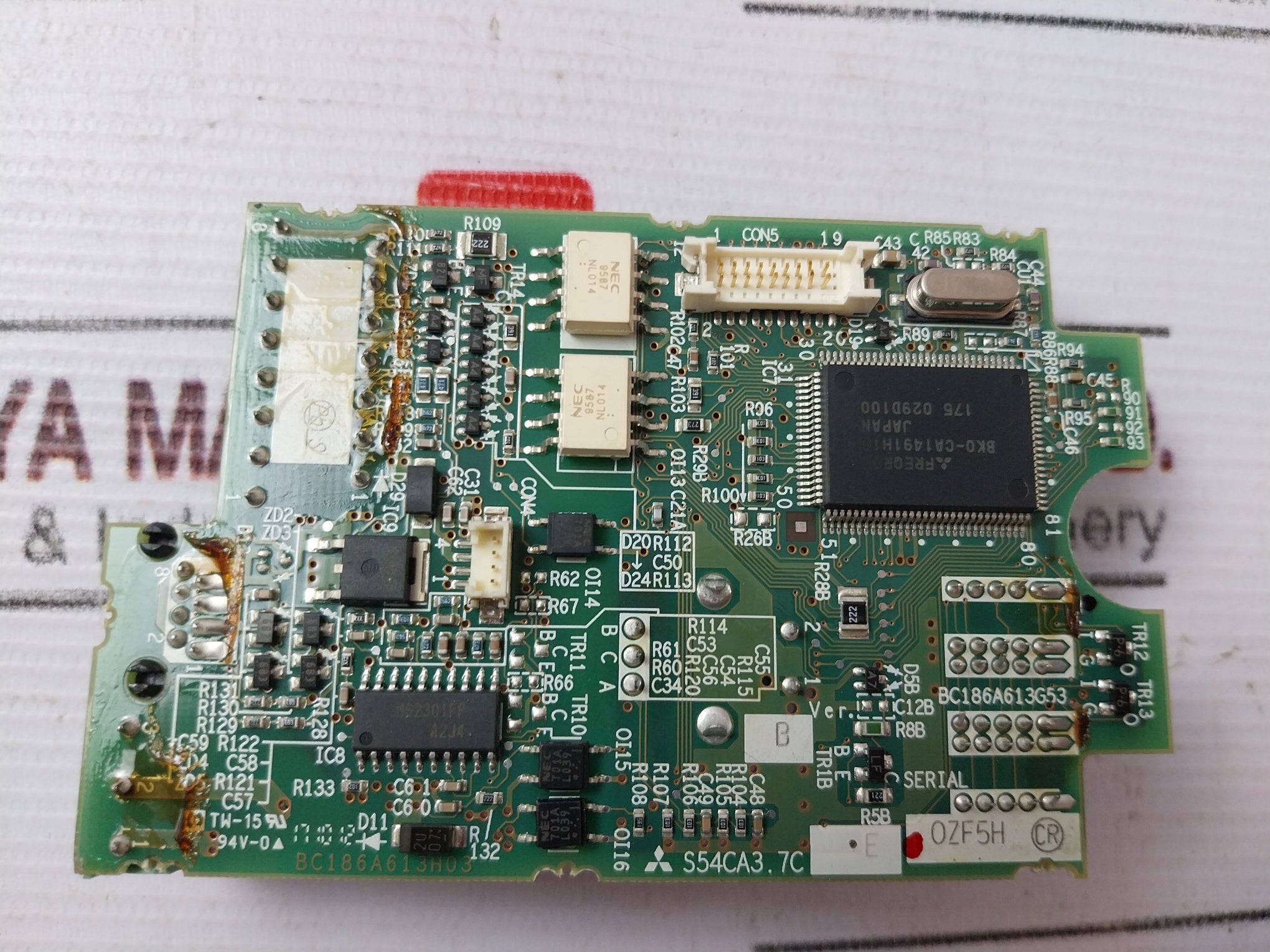 Mitsubishi Electric S54Ca3.7C Printed Circuit Board