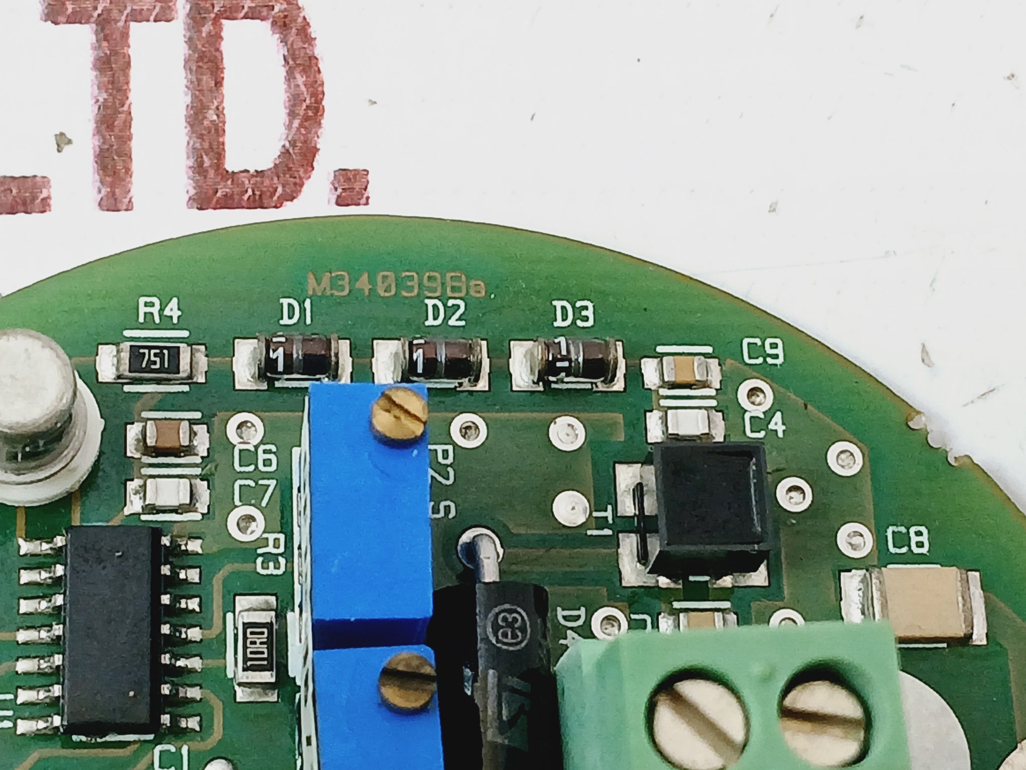 Honeywell M34039Ba 34105-4 Pcb Circuit Board Scx30Dn