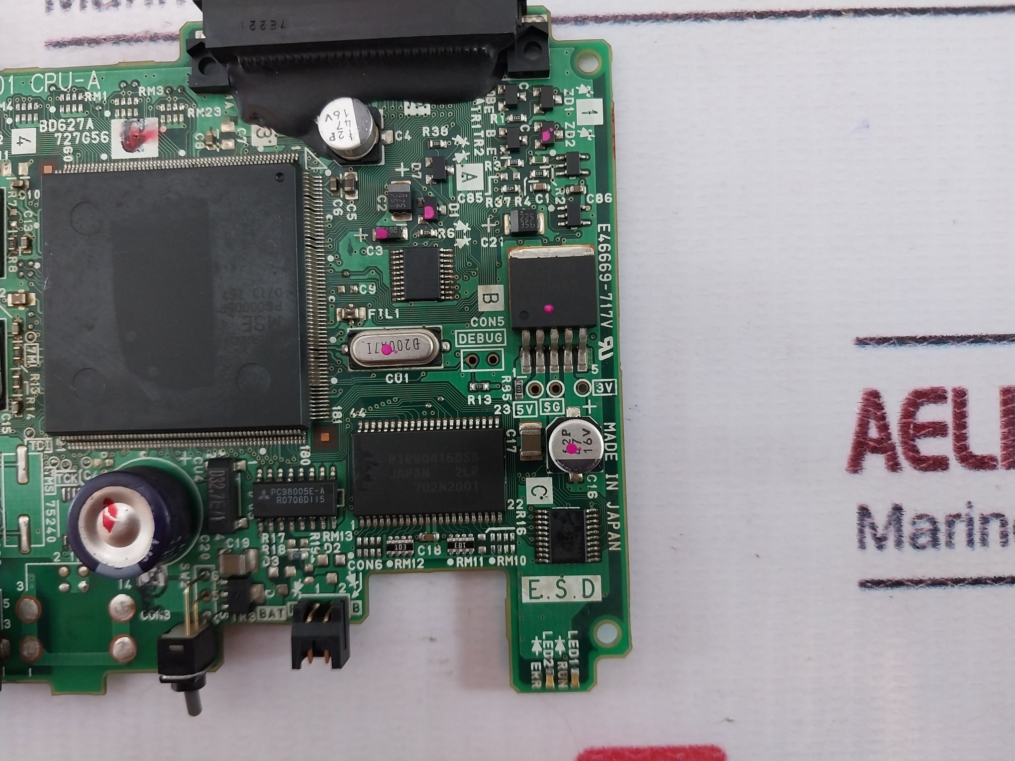 Mitsubishi Electric Q01 Cpu-a Pcb For Plc Q Series Cpu Module Bd627A727H06