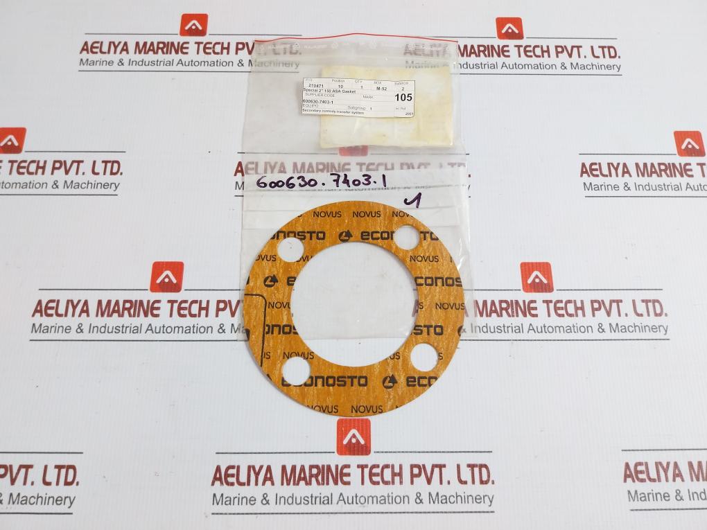 600630-7403-1 Gasket For Cargo Tank Gauge Seal Novus