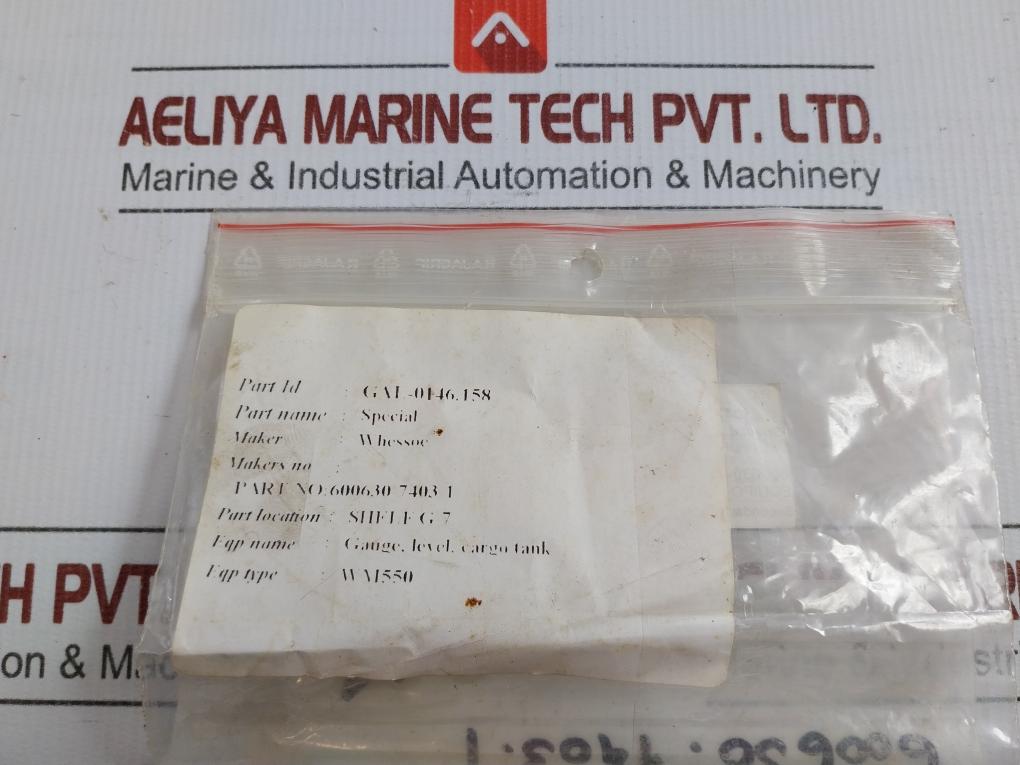 600630-7403-1 Gasket For Cargo Tank Gauge Seal Novus