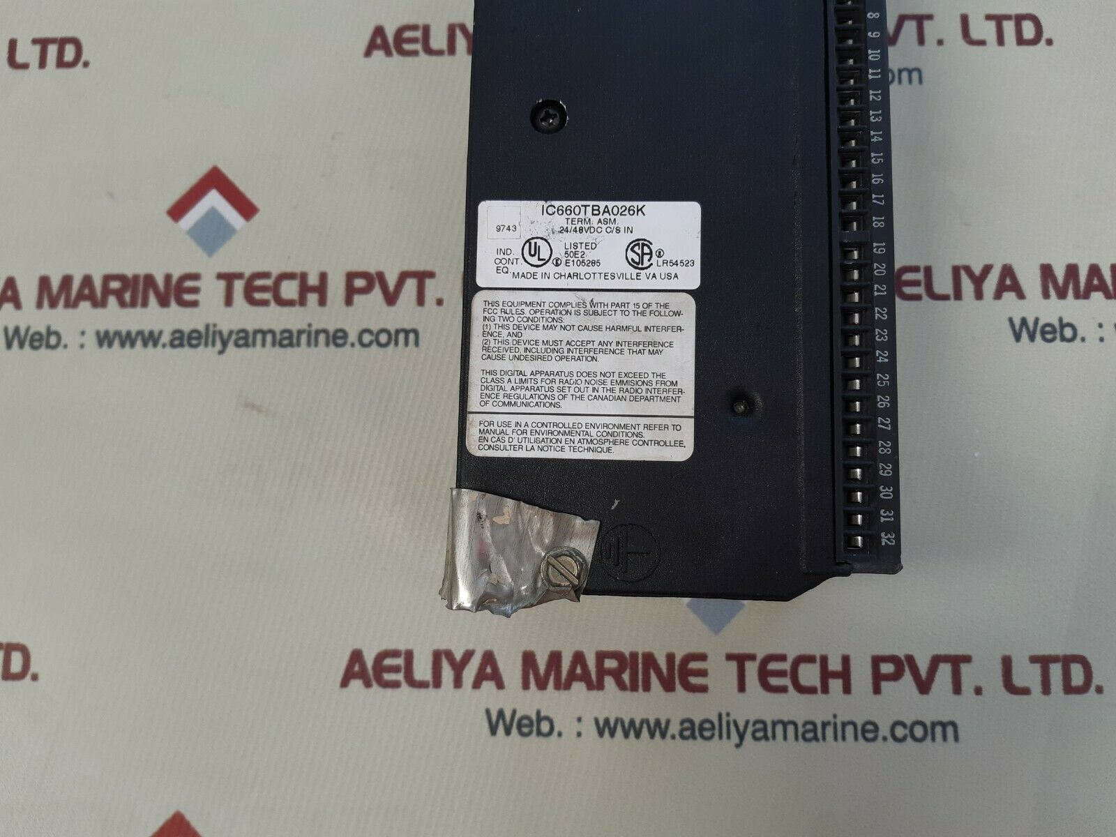 Ge fanuc genius ic660bba026 ic660eba026k analog input block