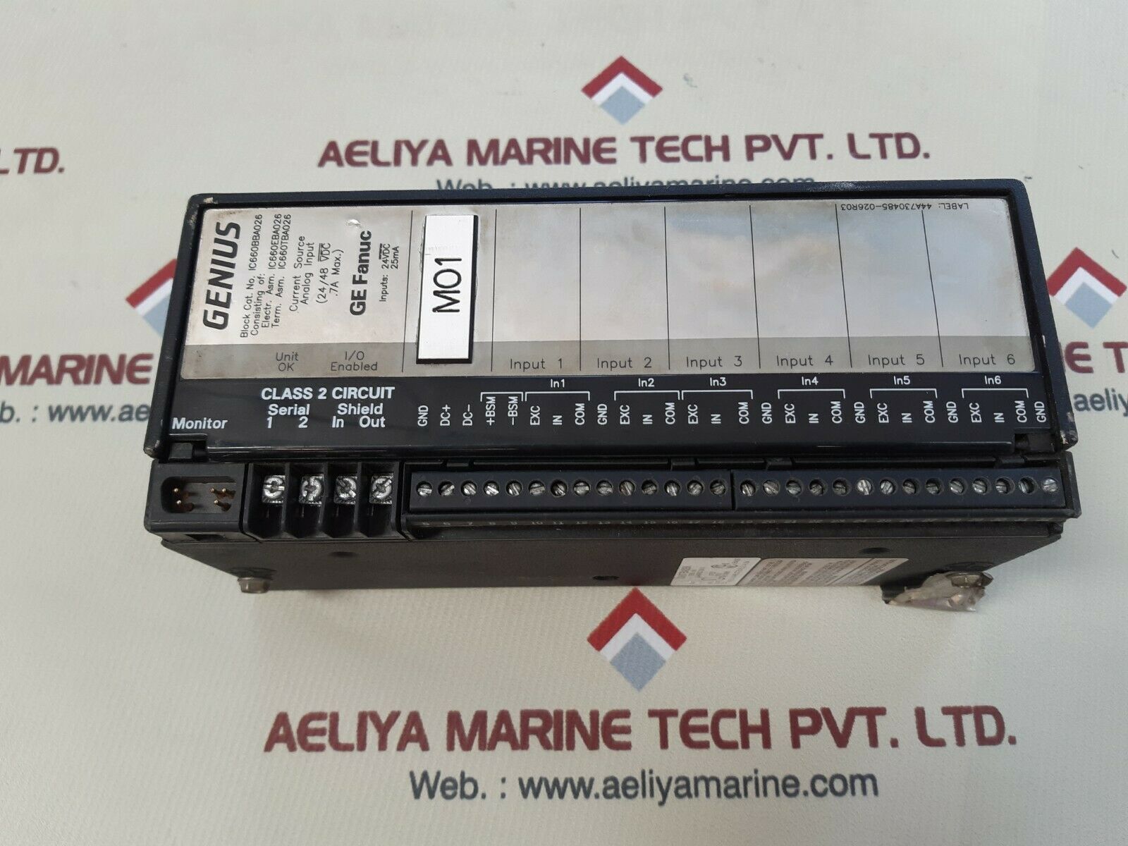 Ge fanuc genius ic660bba026 ic660eba026k analog input block