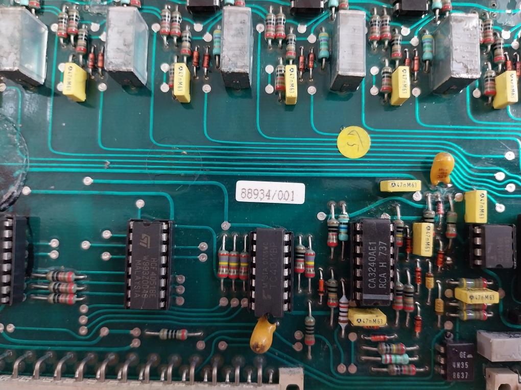 6461 8 Point Diff.Ampl./Trip Pcb Card 4-20 Ma C.S.I.