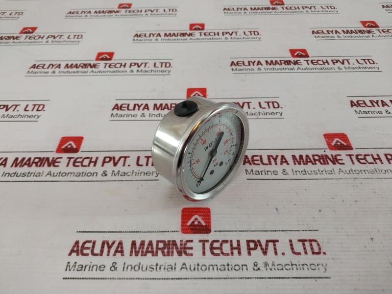 653222 Pressure Gauge Glycerine Oil Filled 0-16 Bar 0-230 Psi 63Mm 1/4" Bsp