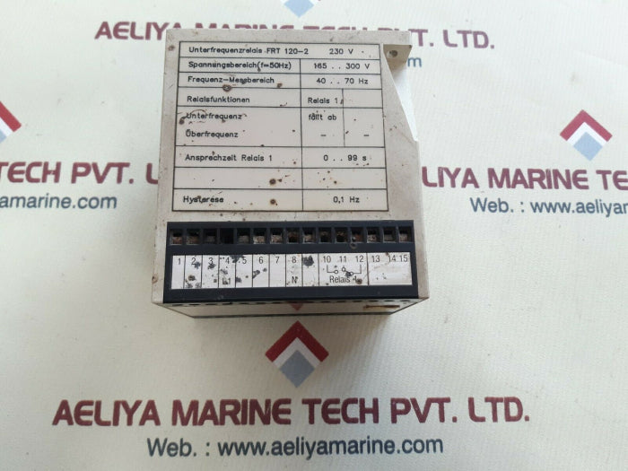 Leonhard-reglerbau Frt 120-2 Frequency Relay 230Vac