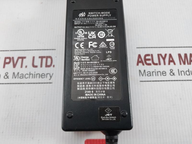 6A-601Db12 Ac/Dc Desktop Adapter Rev-ae Eng Electric