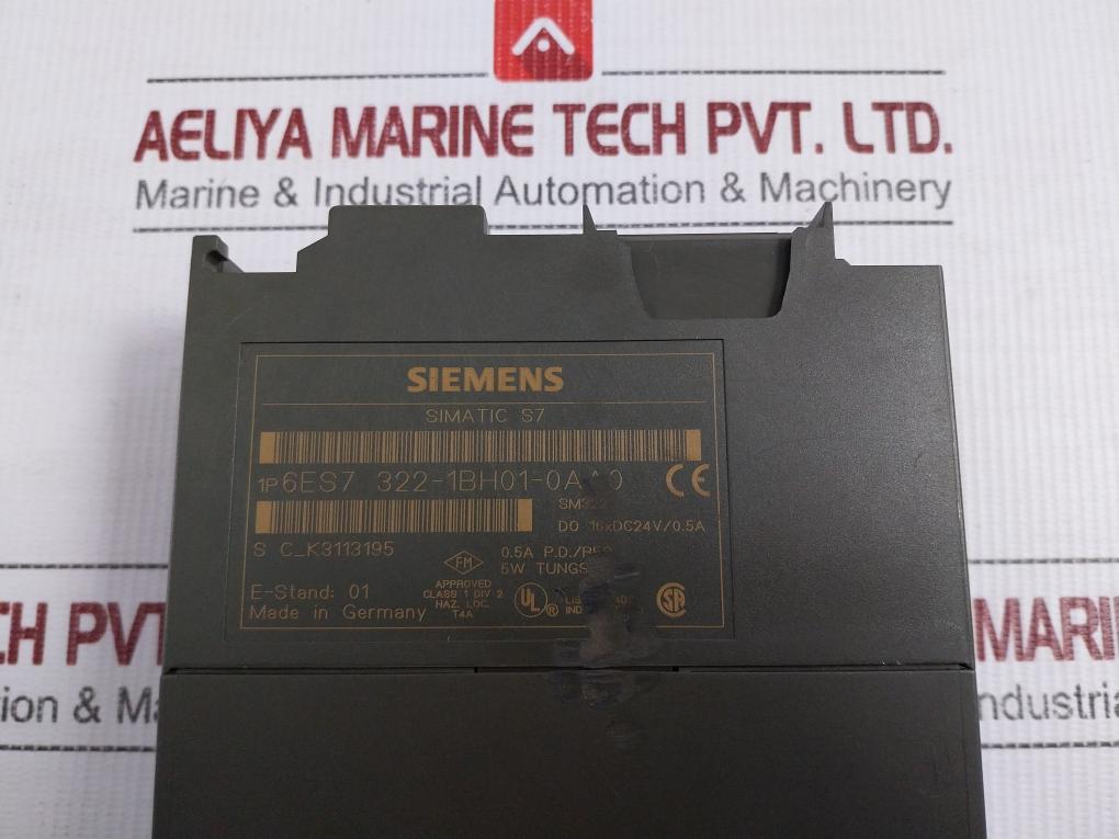 6Es7-322-1Bh01-0Aa0 Digital Output Module 24 Vdc Siemens