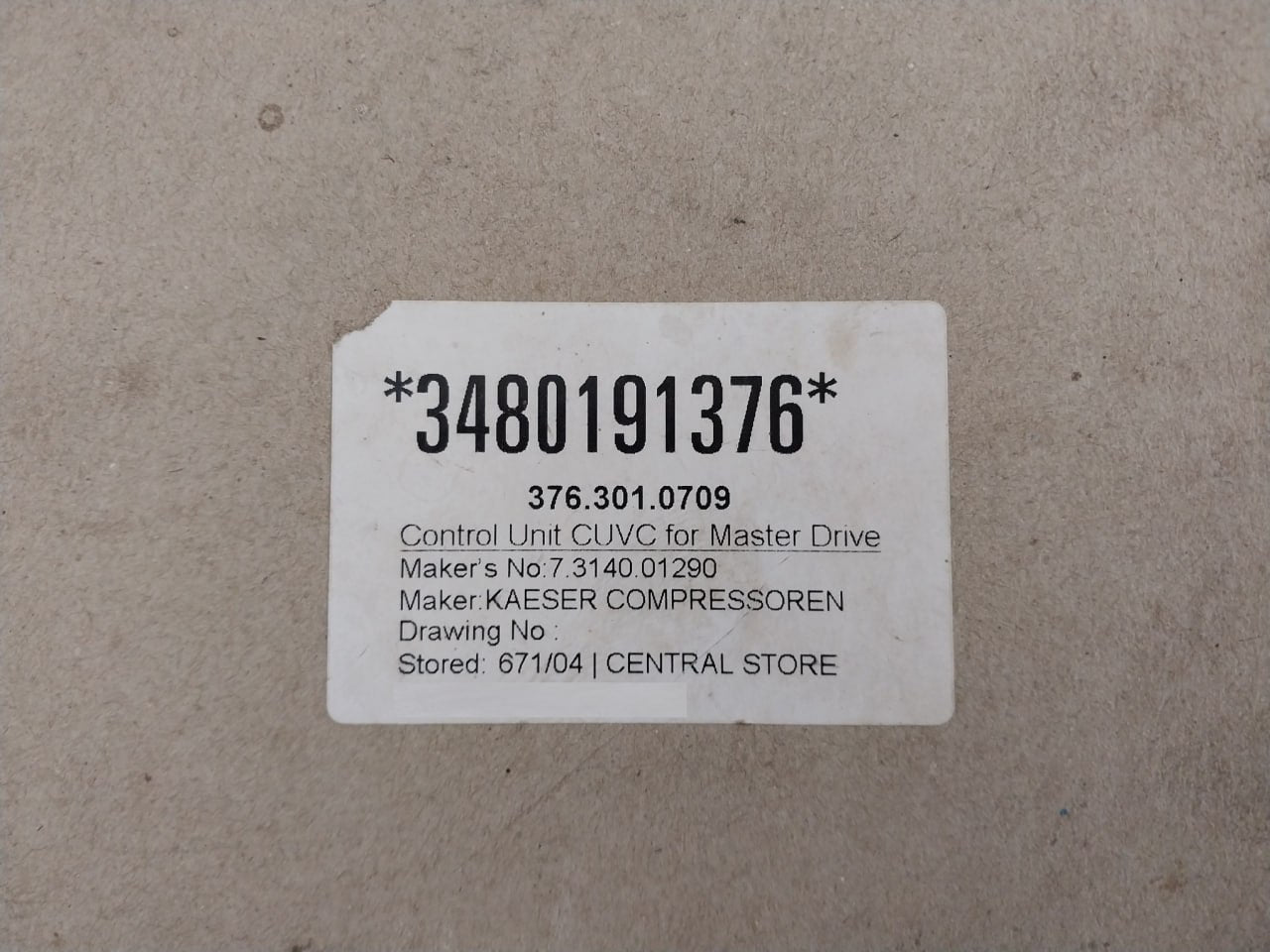 6Se7090-0Xx84-0Ab0 Control Unit Cuvc For Master Drive Siemens