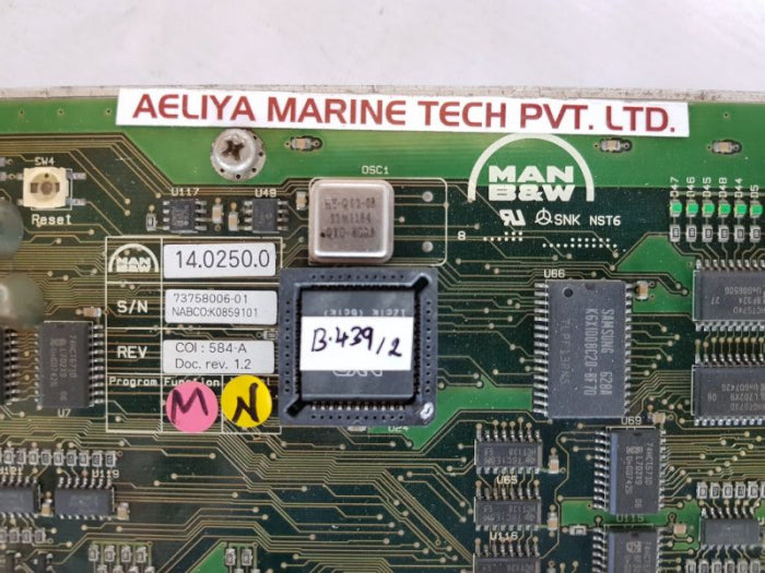 Man b&w 3157169-9 backup control unit