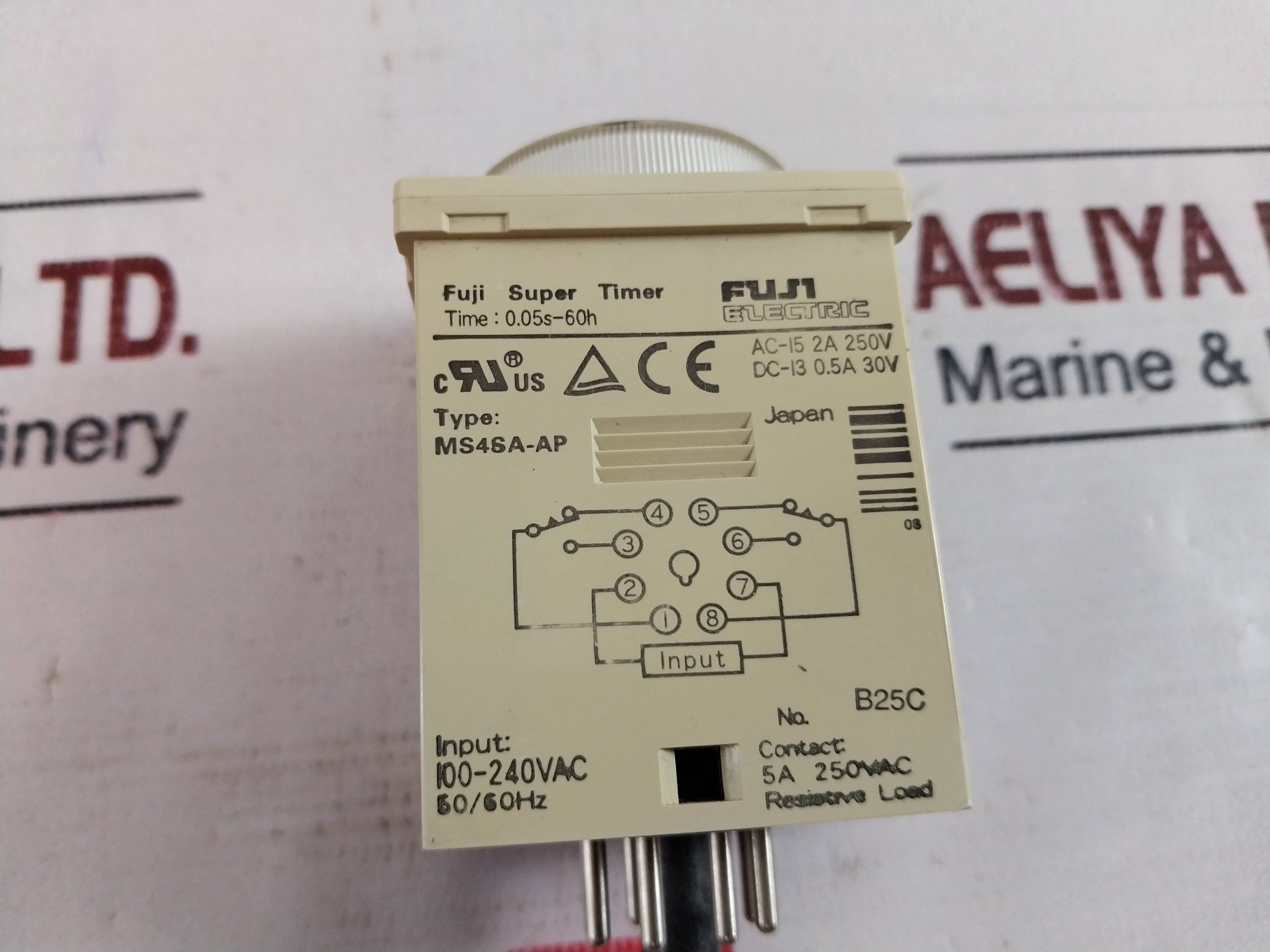 Fuji Electric Ms4Sa-ap Super Timer B25C