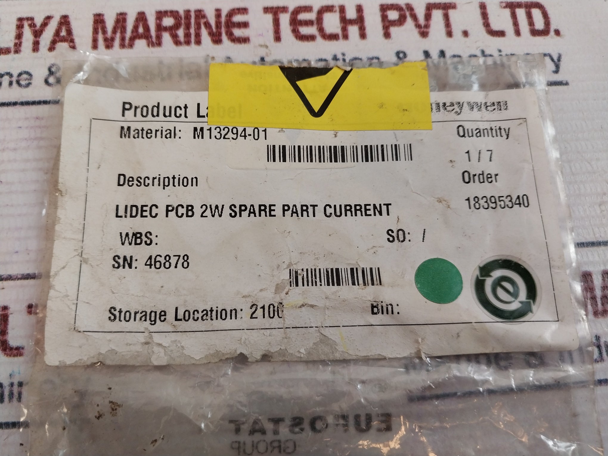 Honeywell M13294 Pcb Probes For Lidec Level Switch