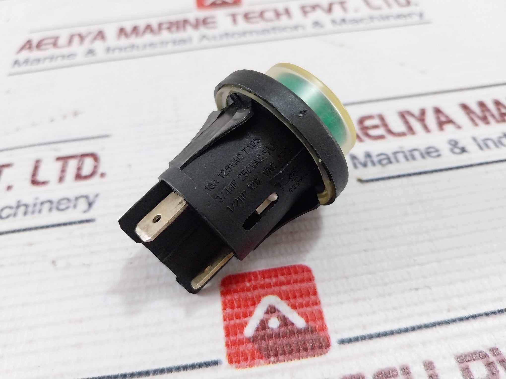 Rleil Rl5 T125/55 Green Button Round Pushbutton Switch