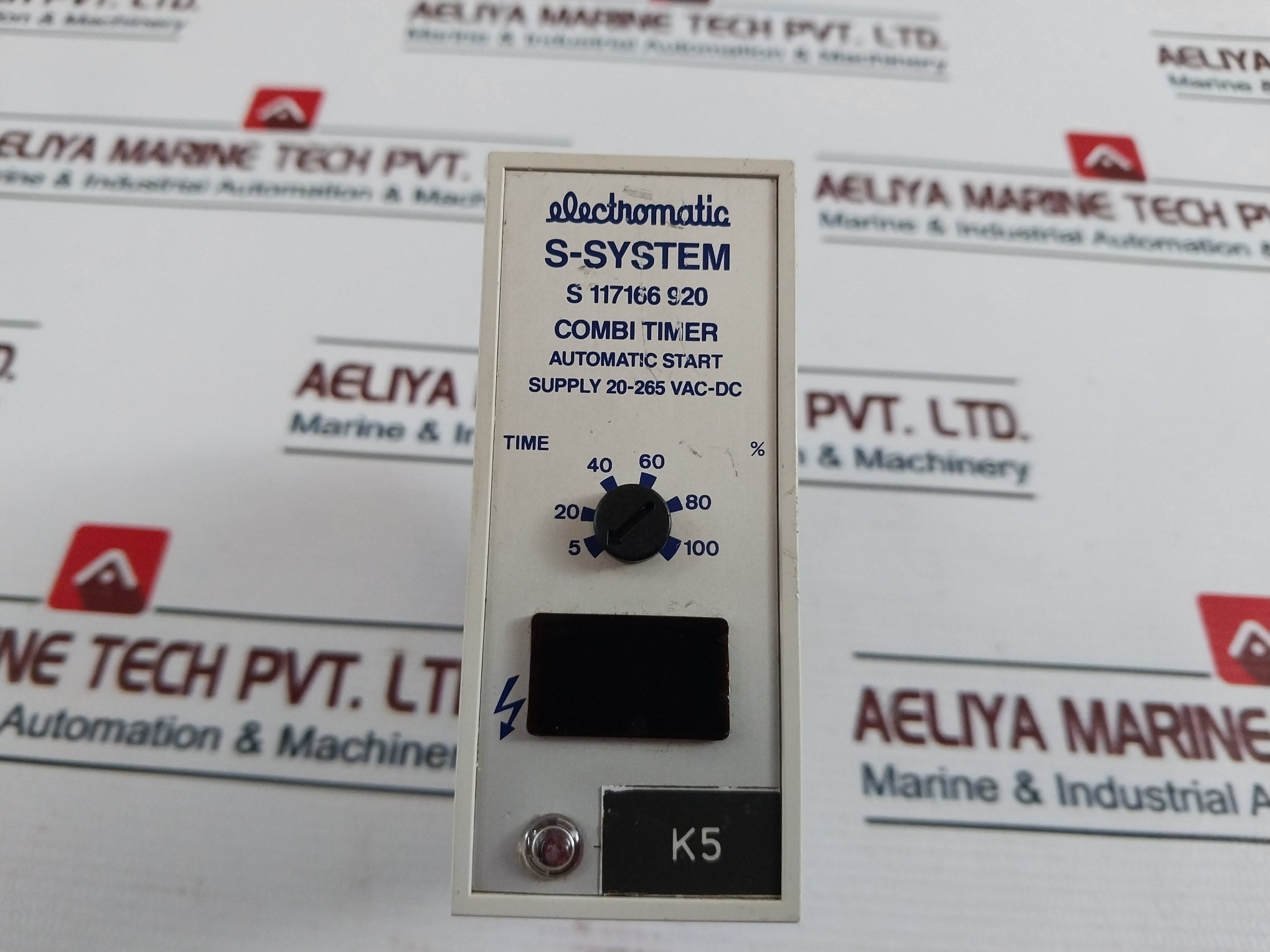 Electromatic S 117166 920 Combi Timer 5-100% Automatic Start 20-265 VAC-DC