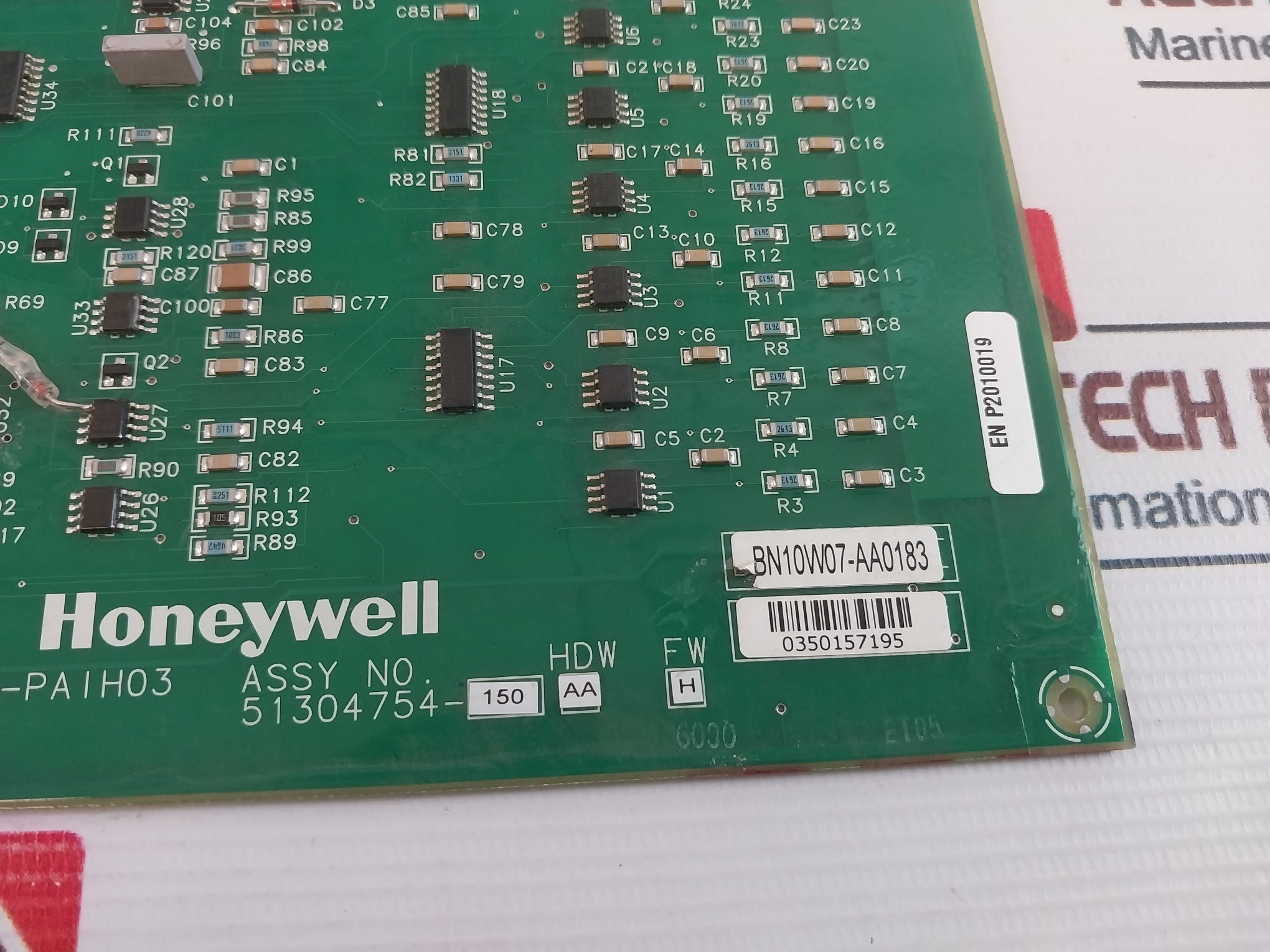 Honeywell Mc-paih03 Analog Input Module Board 51304754-150 Rev K