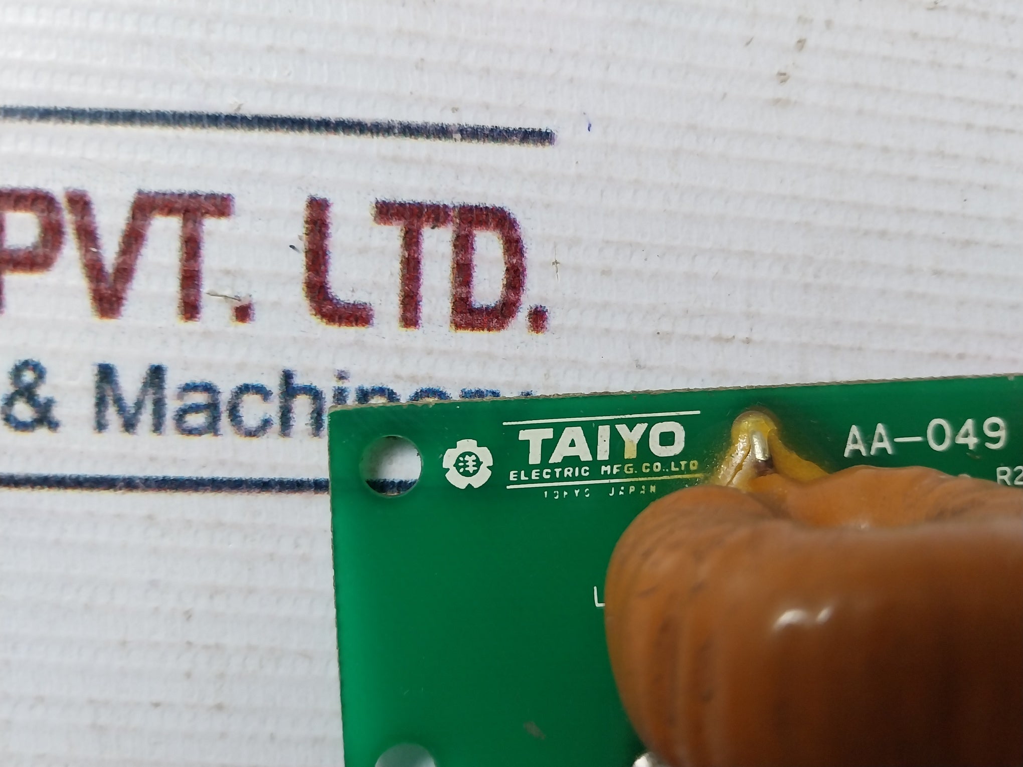 Taiyo Electric Aa-049 Printed Circuit Board