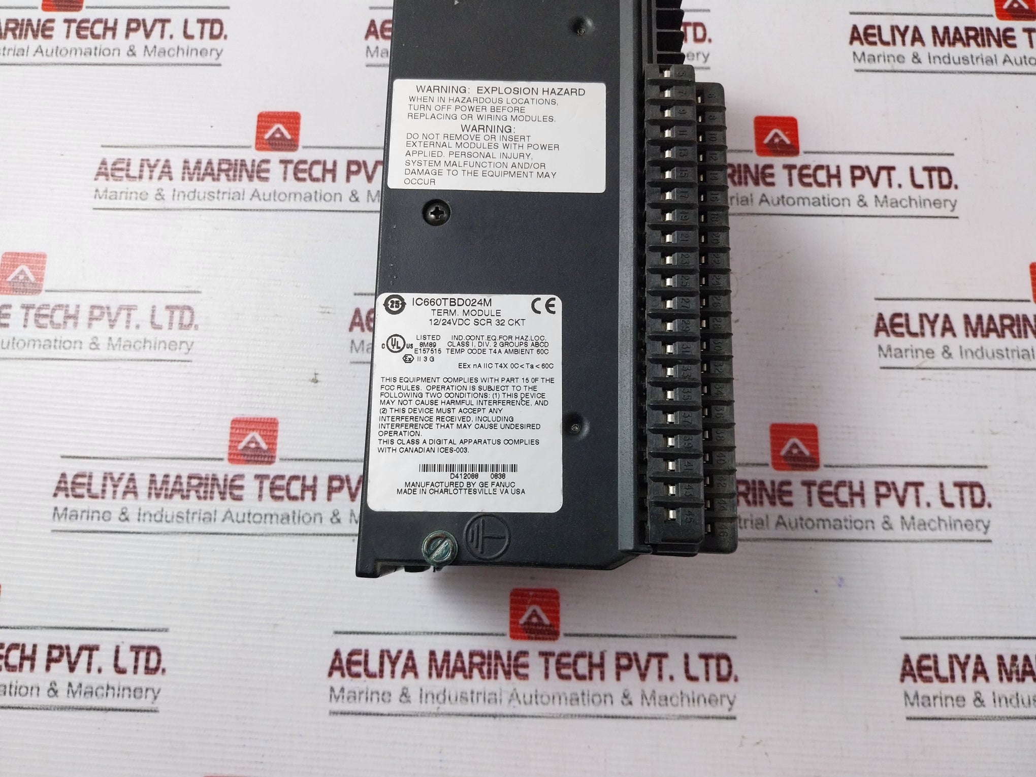 Ge Fanuc IC660BBD024 Genius I/O Module 12/24VDC